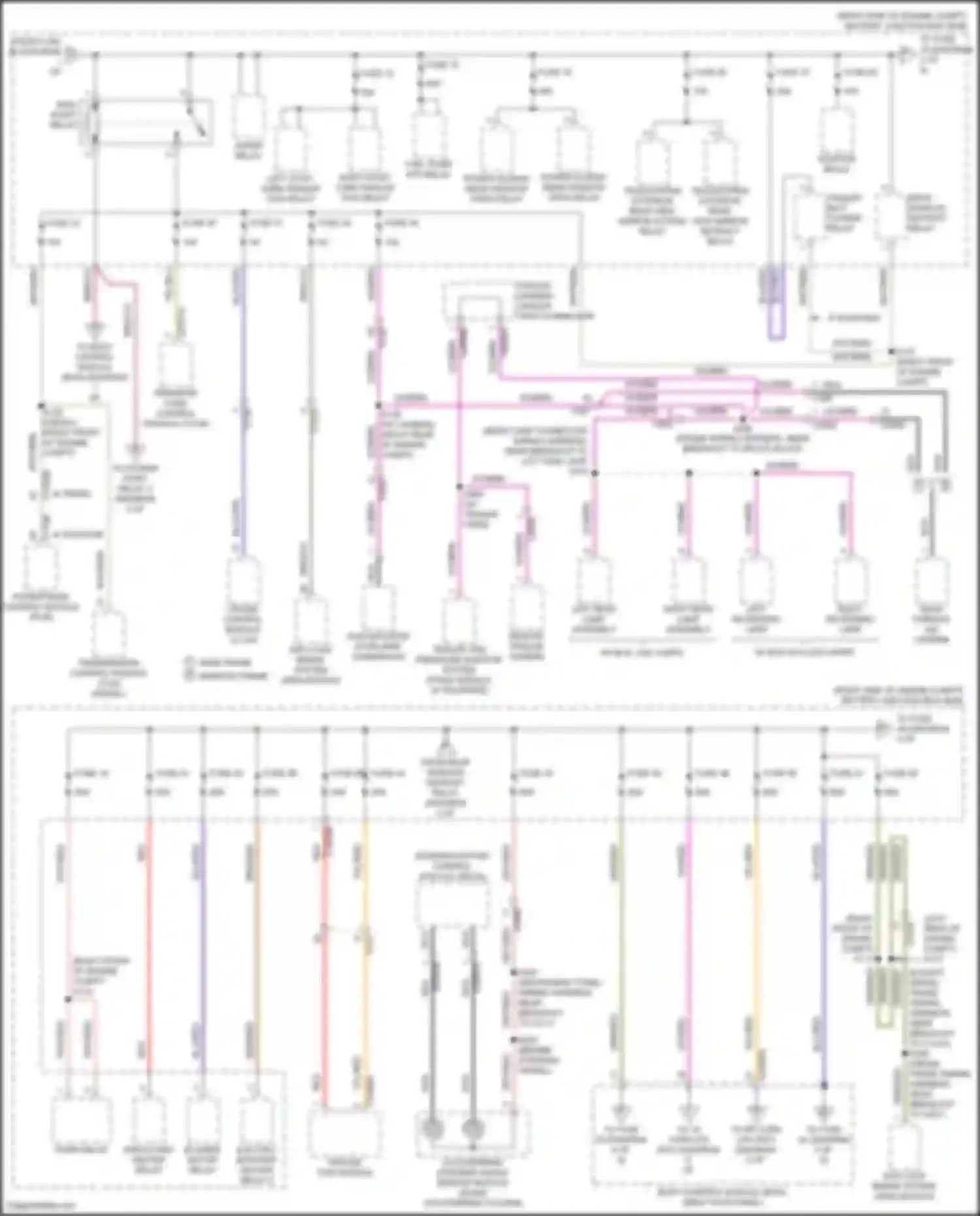 F-350 Ford XIV (2017-2020): Power distribution circuit (2 of 8)