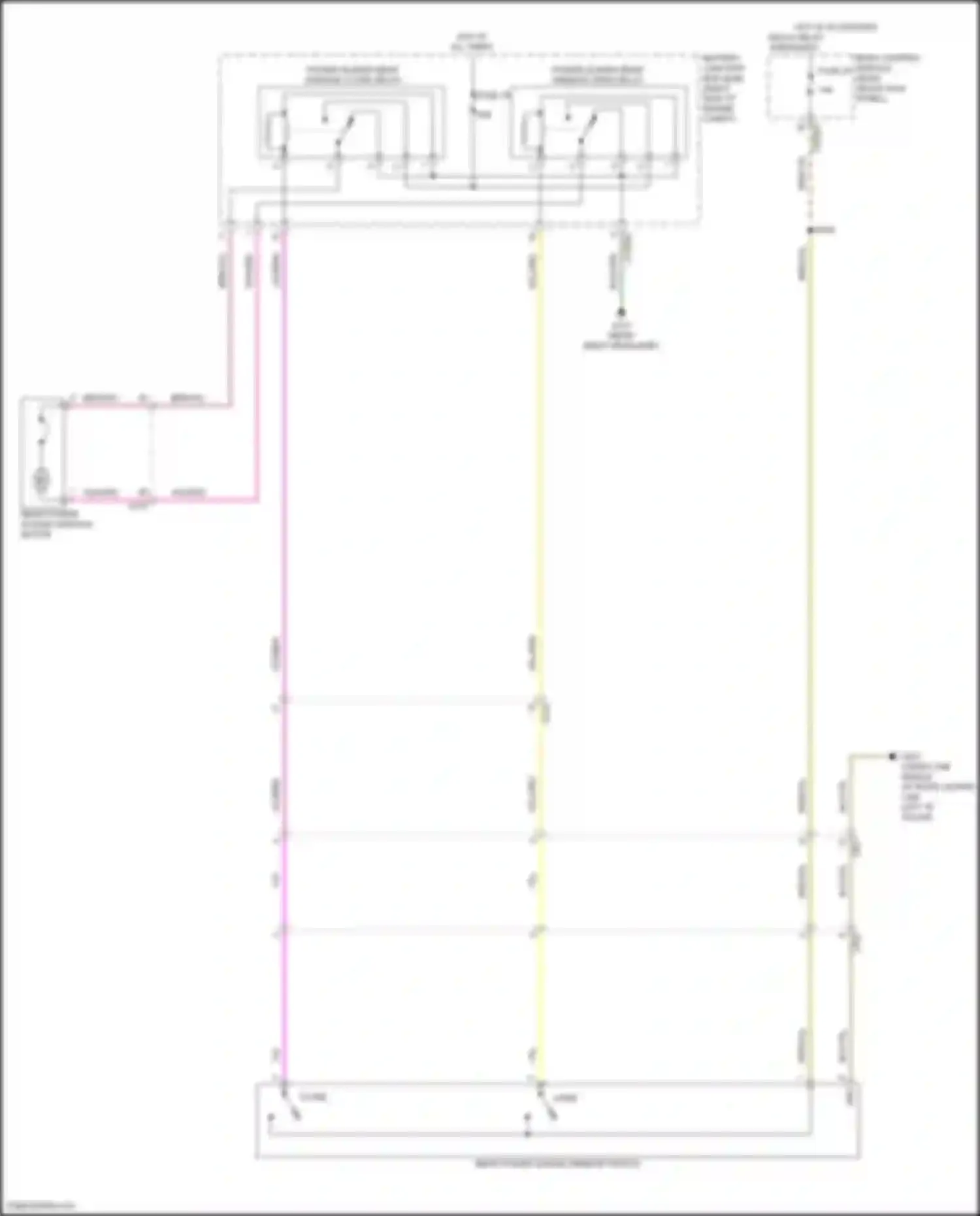 F-350 Ford XIV (2017-2020): Sliding rear window circuit