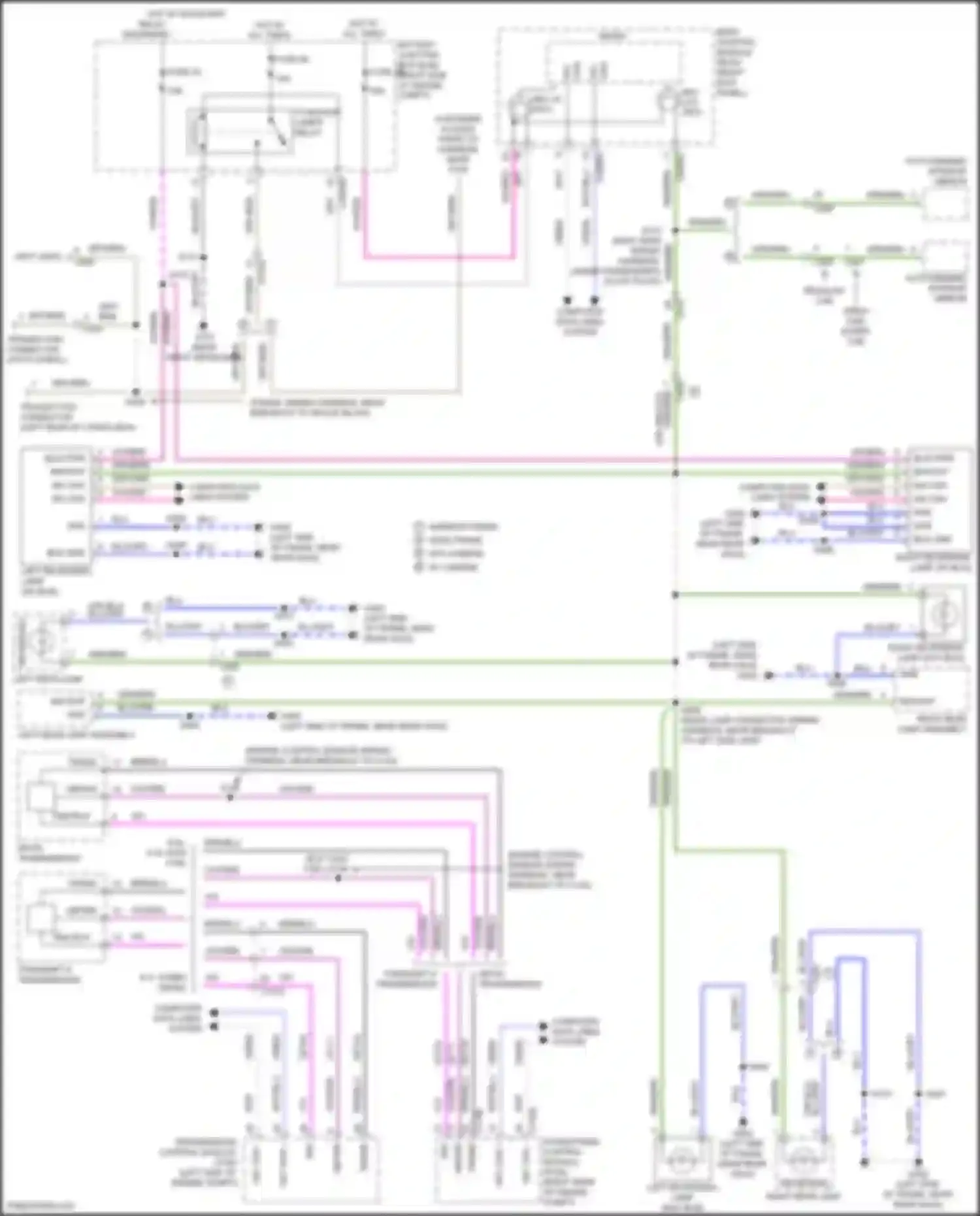 Wiring diagram auto dimming interior mirror for Ford F-350 XIV (2017-2020) (1 of 9)