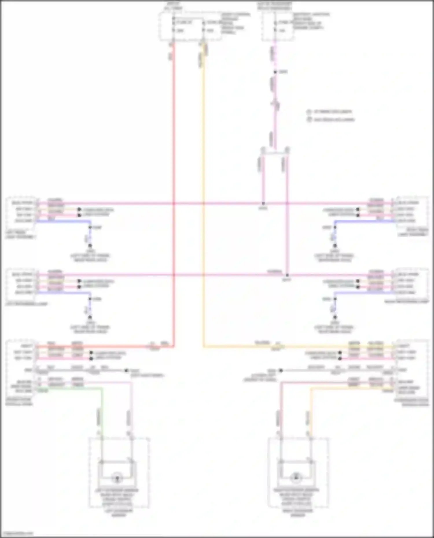 Wiring diagram blis gnd for Ford F-350 XIV (2017-2020) (2 of 6)