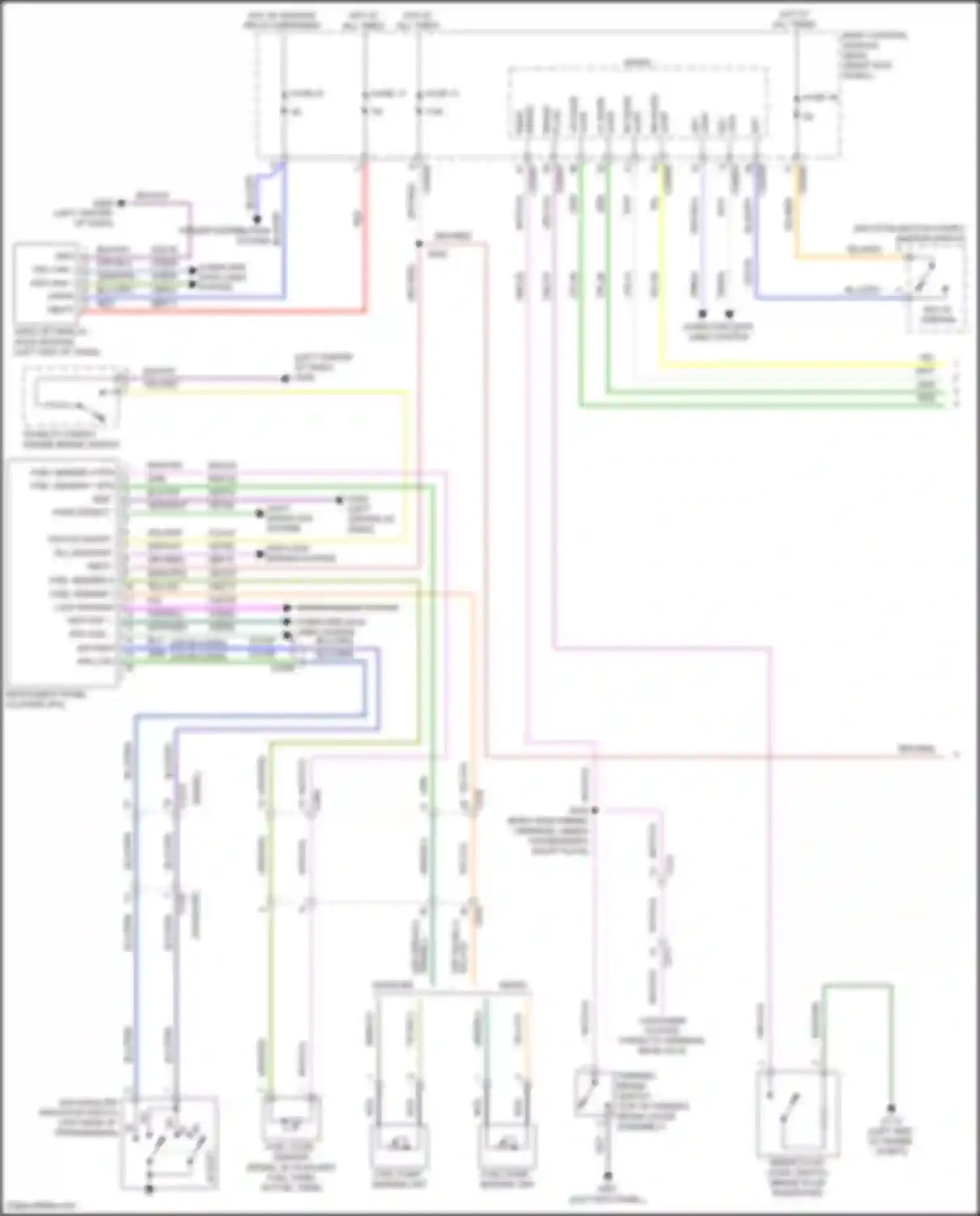 Wiring diagram brake fluid level switch for Ford F-350 XIV (2017-2020) (4 of 4)