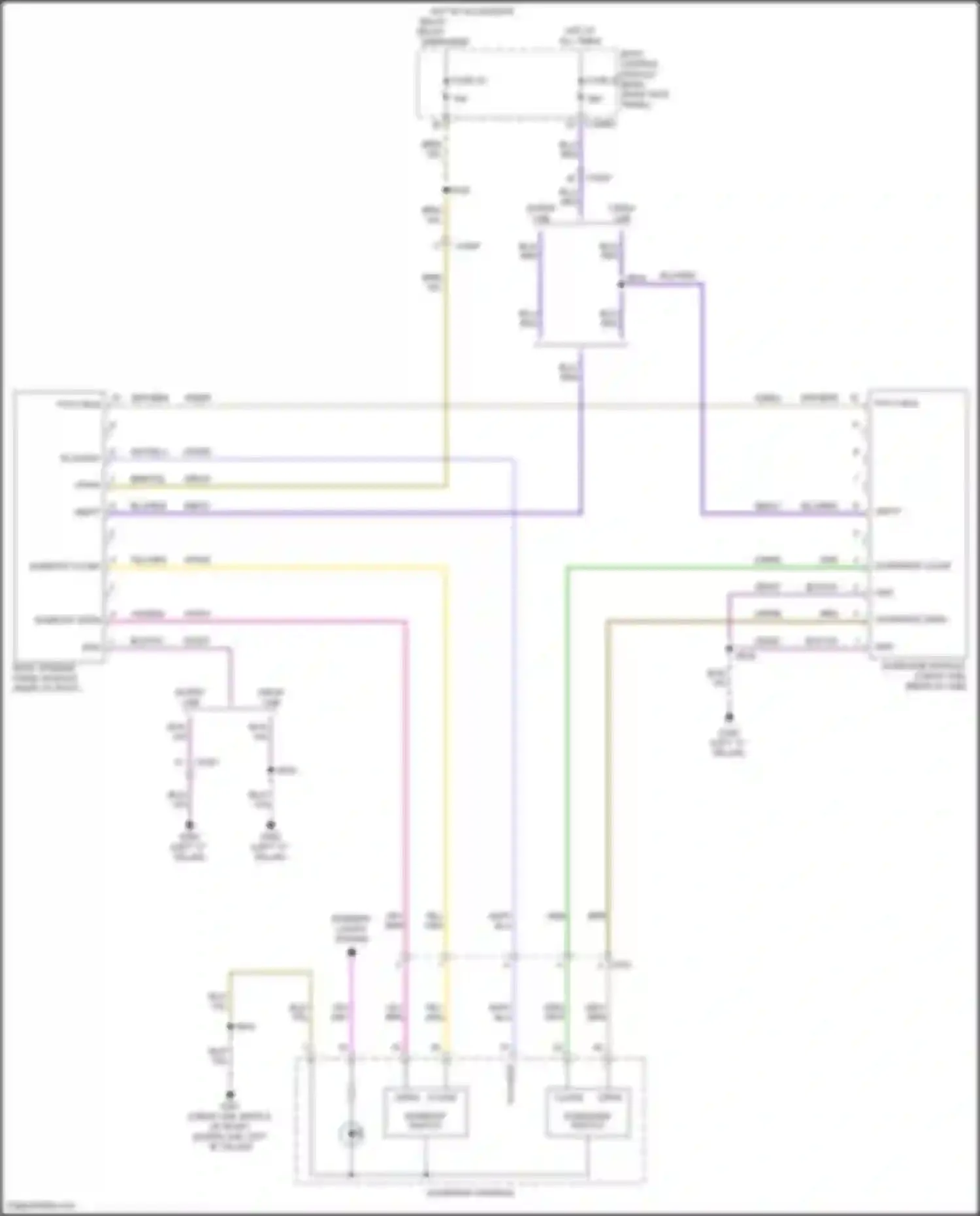 Wiring diagram crew cab for Ford F-350 XIV (2017-2020) (12 of 12)