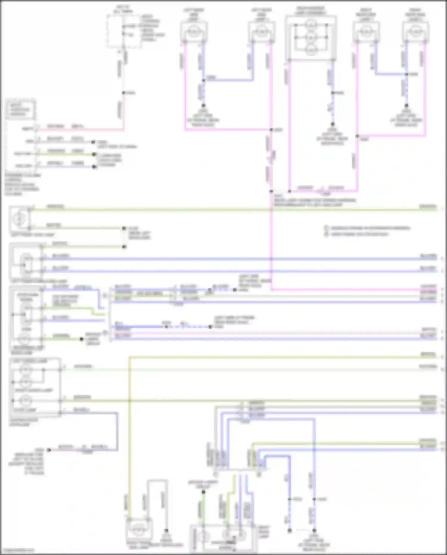 Wiring diagram grn/vio for Ford F-350 XIV (2017-2020) (2 of 46)
