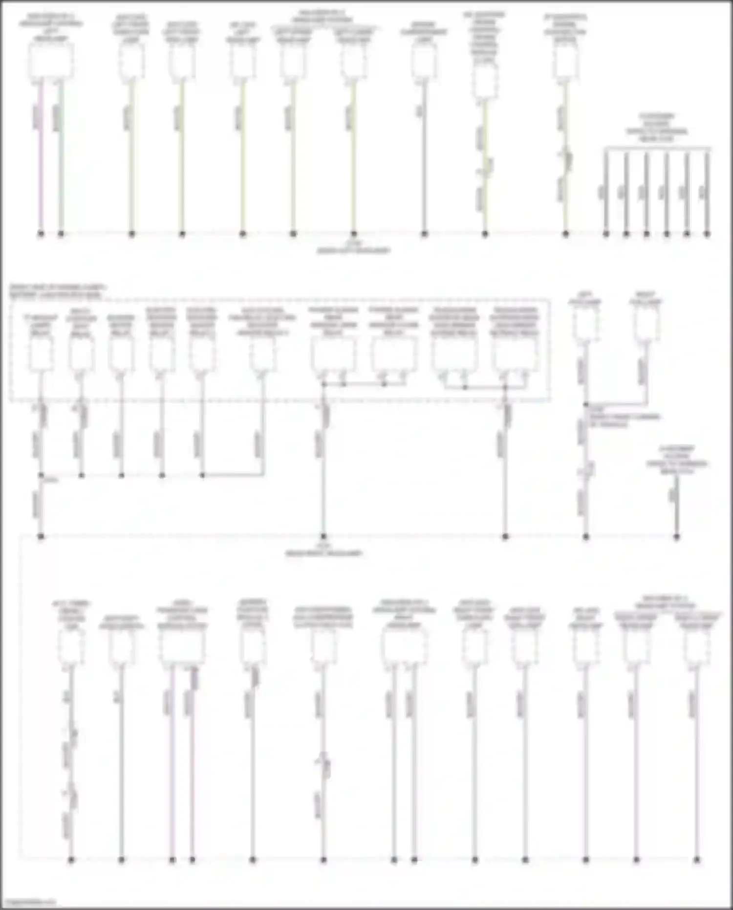 Wiring diagram halogen w/ 4 headlamp system for Ford F-350 XIV (2017-2020) (1 of 1)