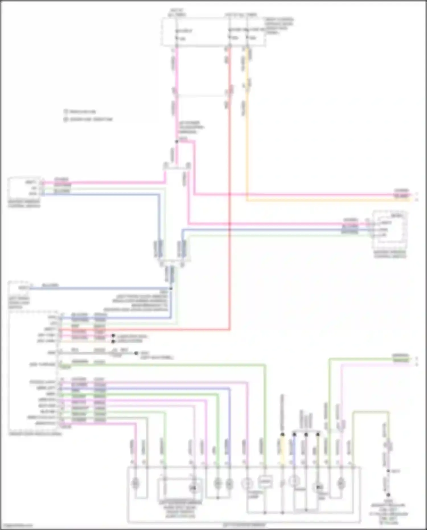 Wiring diagram mirr fold in for Ford F-350 XIV (2017-2020) (1 of 2)