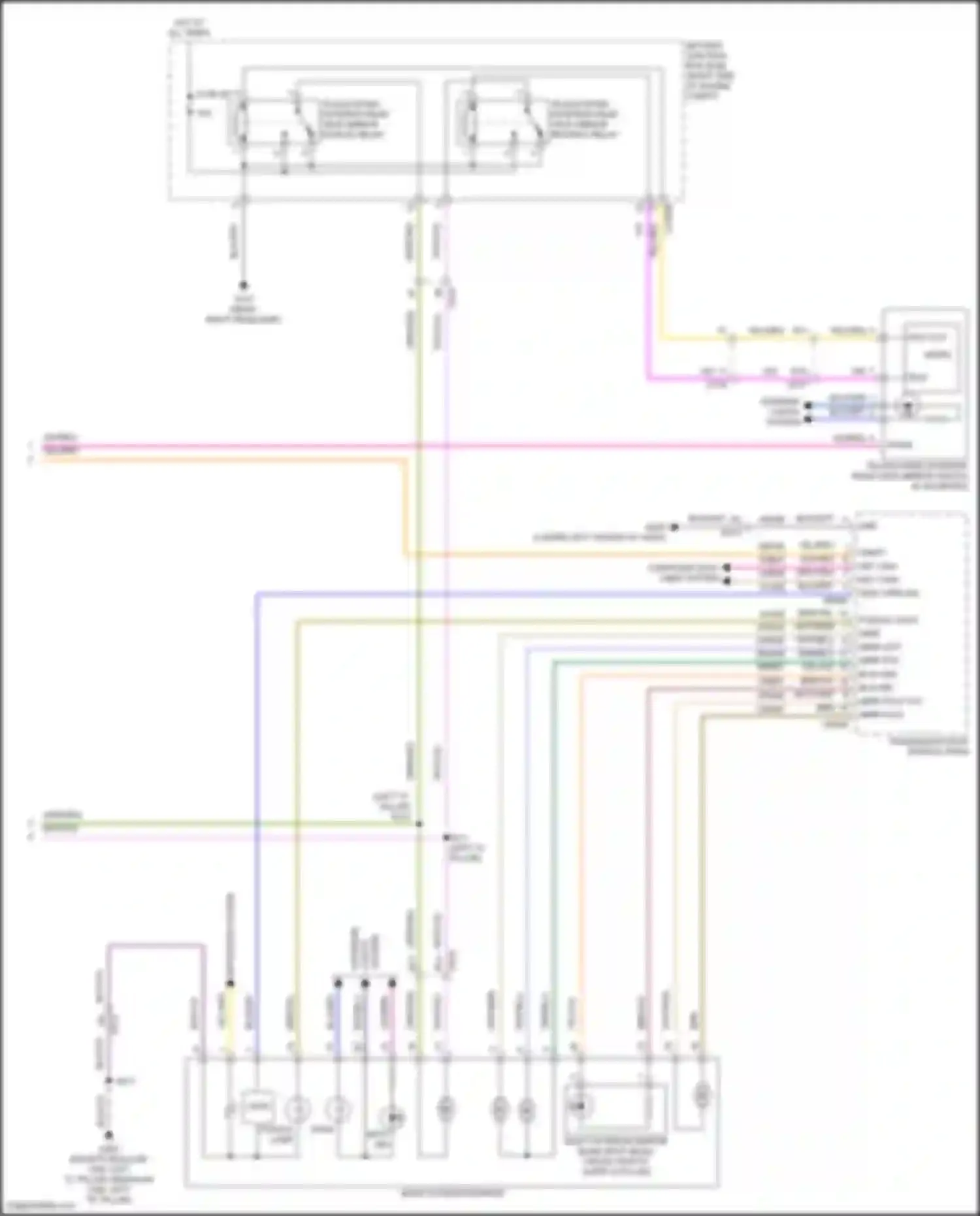 Wiring diagram mirr rtn for Ford F-350 XIV (2017-2020) (2 of 2)
