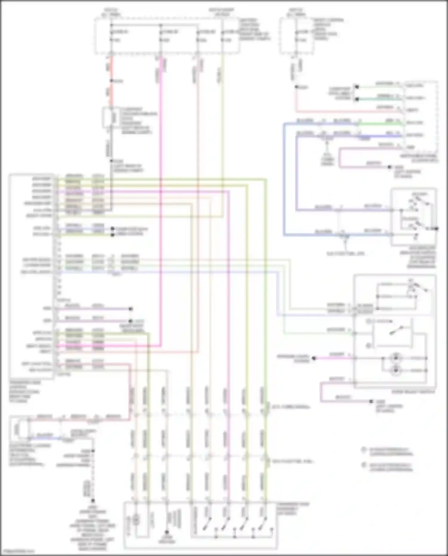 Wiring diagram mode select switch for Ford F-350 XIV (2017-2020) (1 of 3)