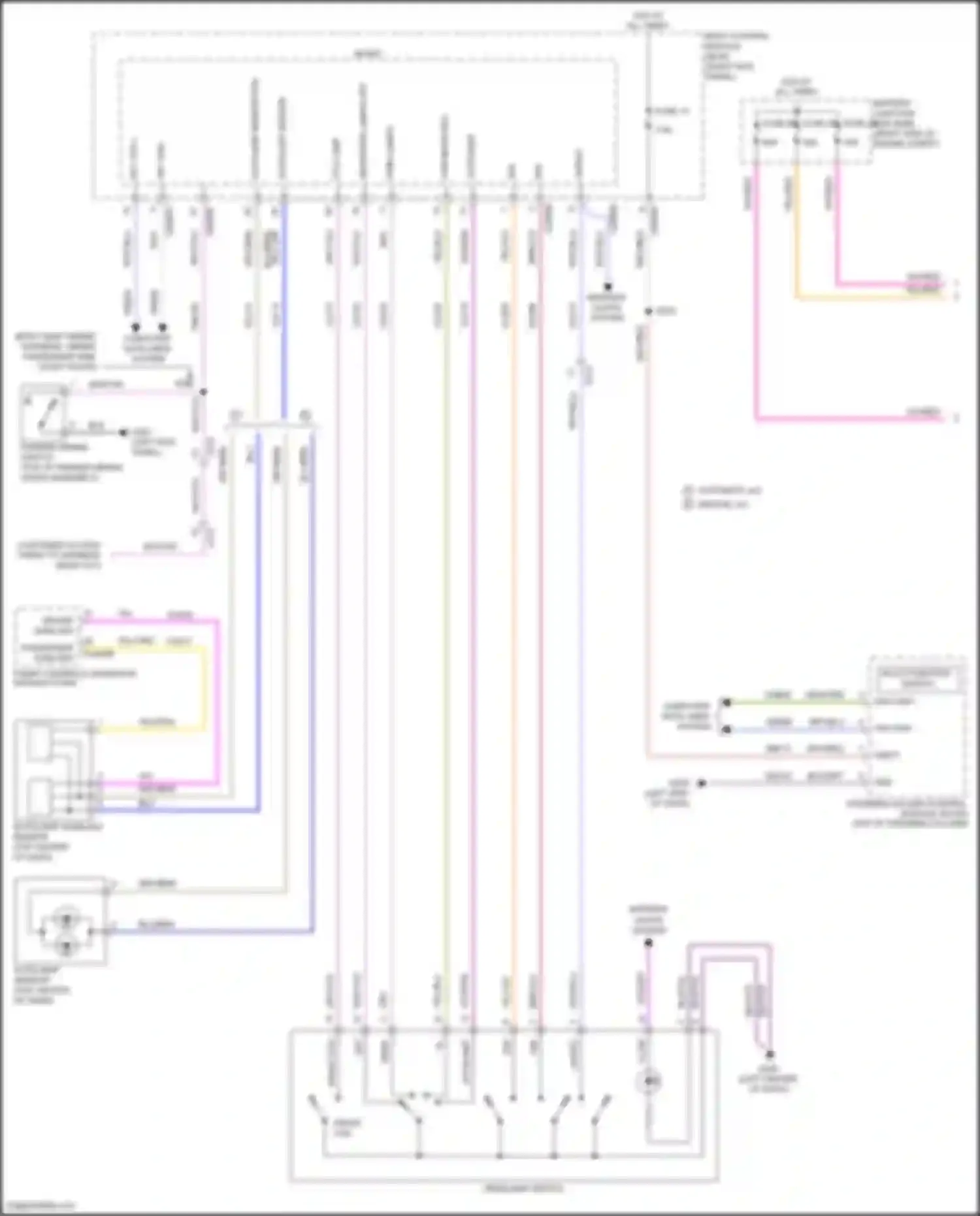 Wiring diagram park lamps on for Ford F-350 XIV (2017-2020) (2 of 3)