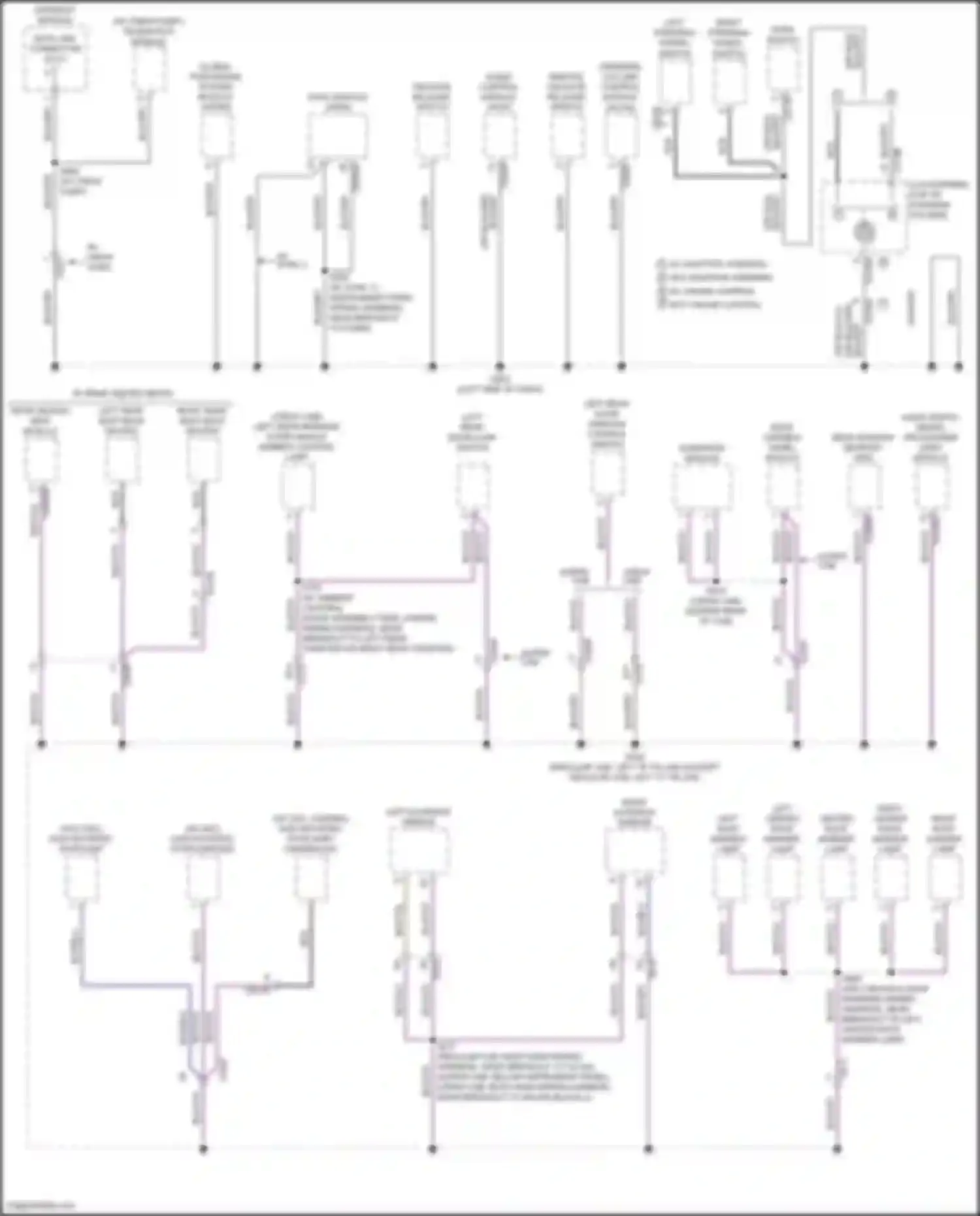 Wiring diagram rear heated seat module for Ford F-350 XIV (2017-2020) (1 of 3)