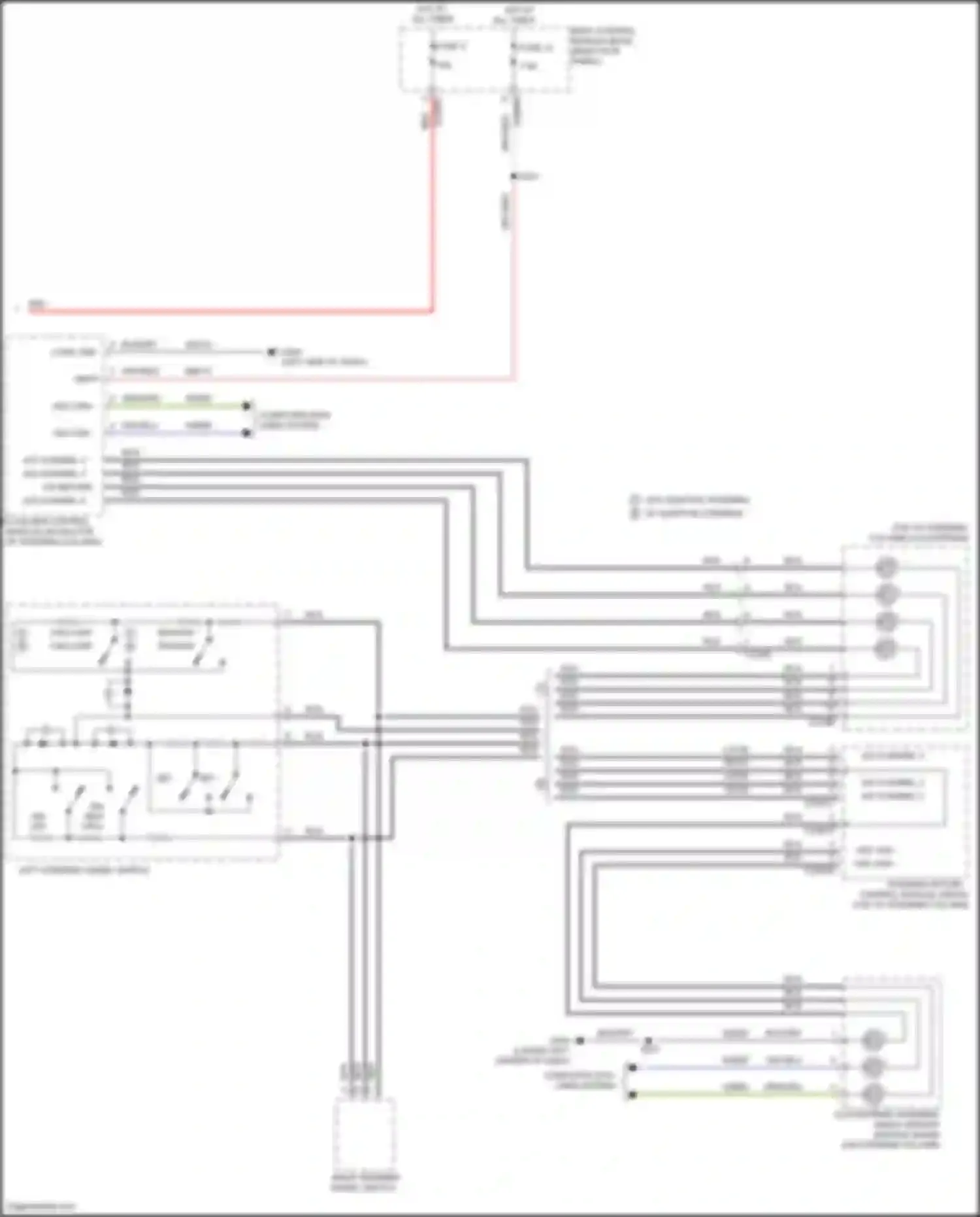 Wiring diagram right steering wheel switch for Ford F-350 XIV (2017-2020) (1 of 11)