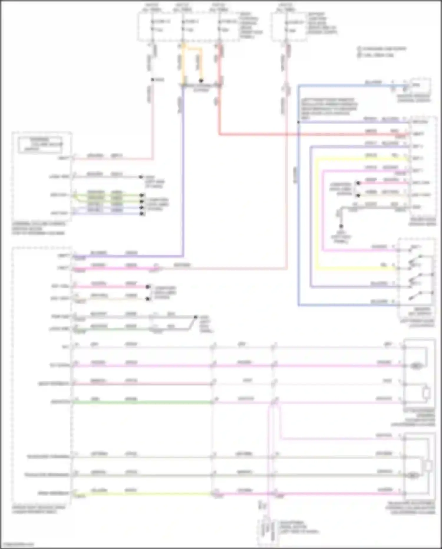 Wiring diagram telescope adjustable steering column motor for Ford F-350 XIV (2017-2020) (1 of 1)