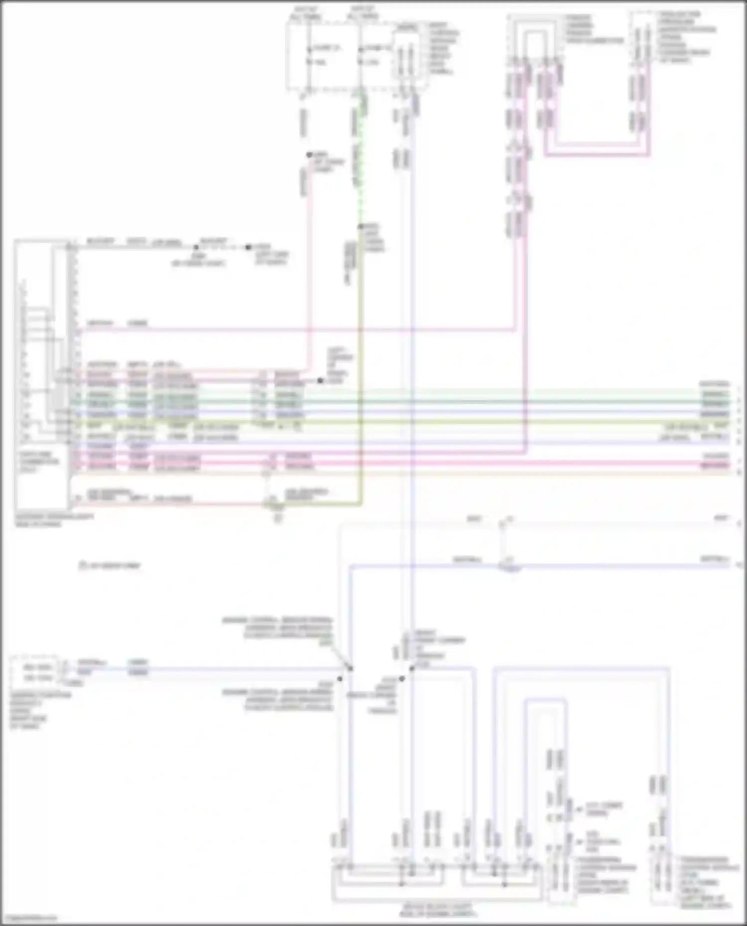 Wiring diagram trailer camera/ trailer tpms connector for Ford F-350 XIV (2017-2020) (3 of 8)