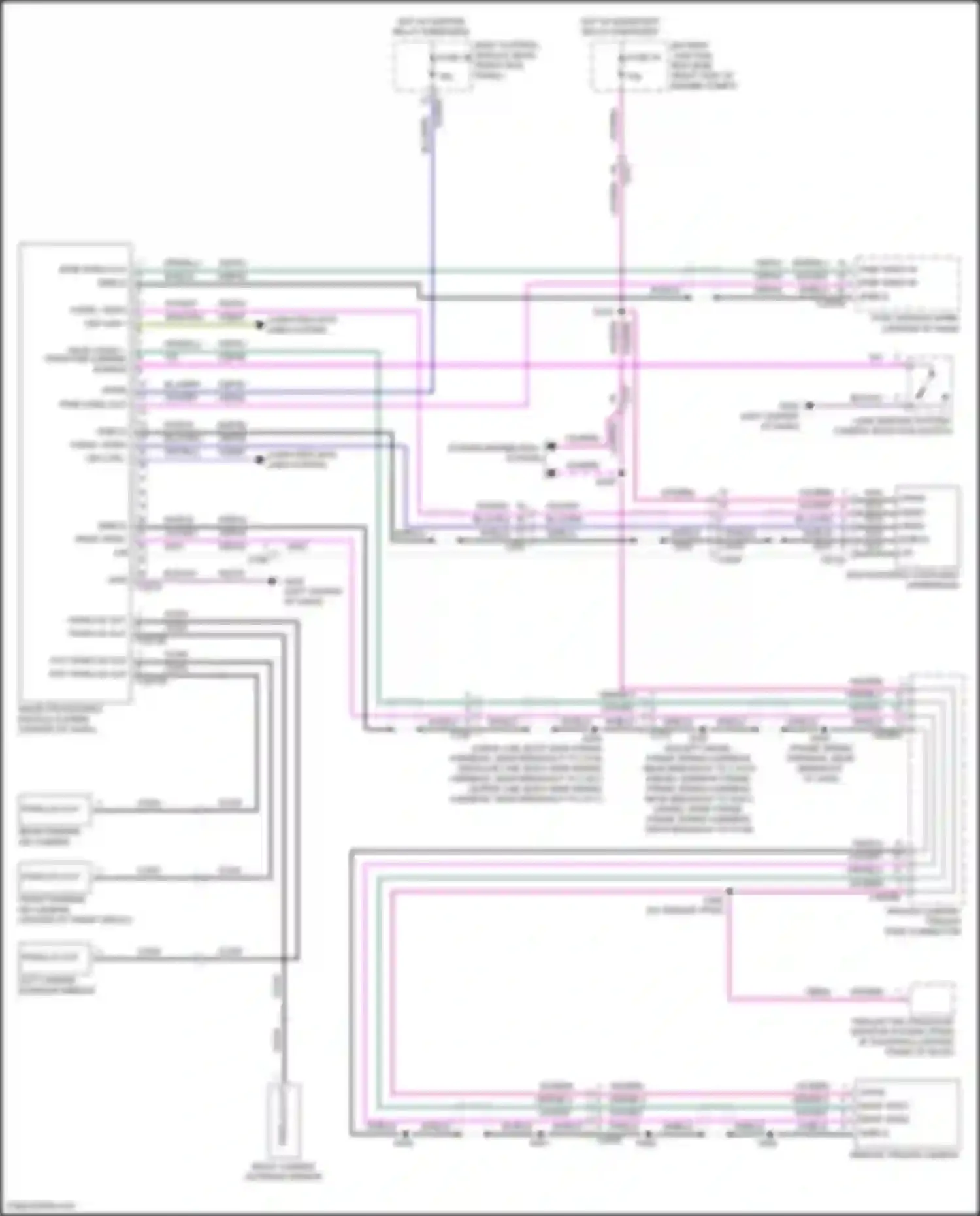 Wiring diagram trailer camera/ trailer tpms connector for Ford F-350 XIV (2017-2020) (1 of 8)