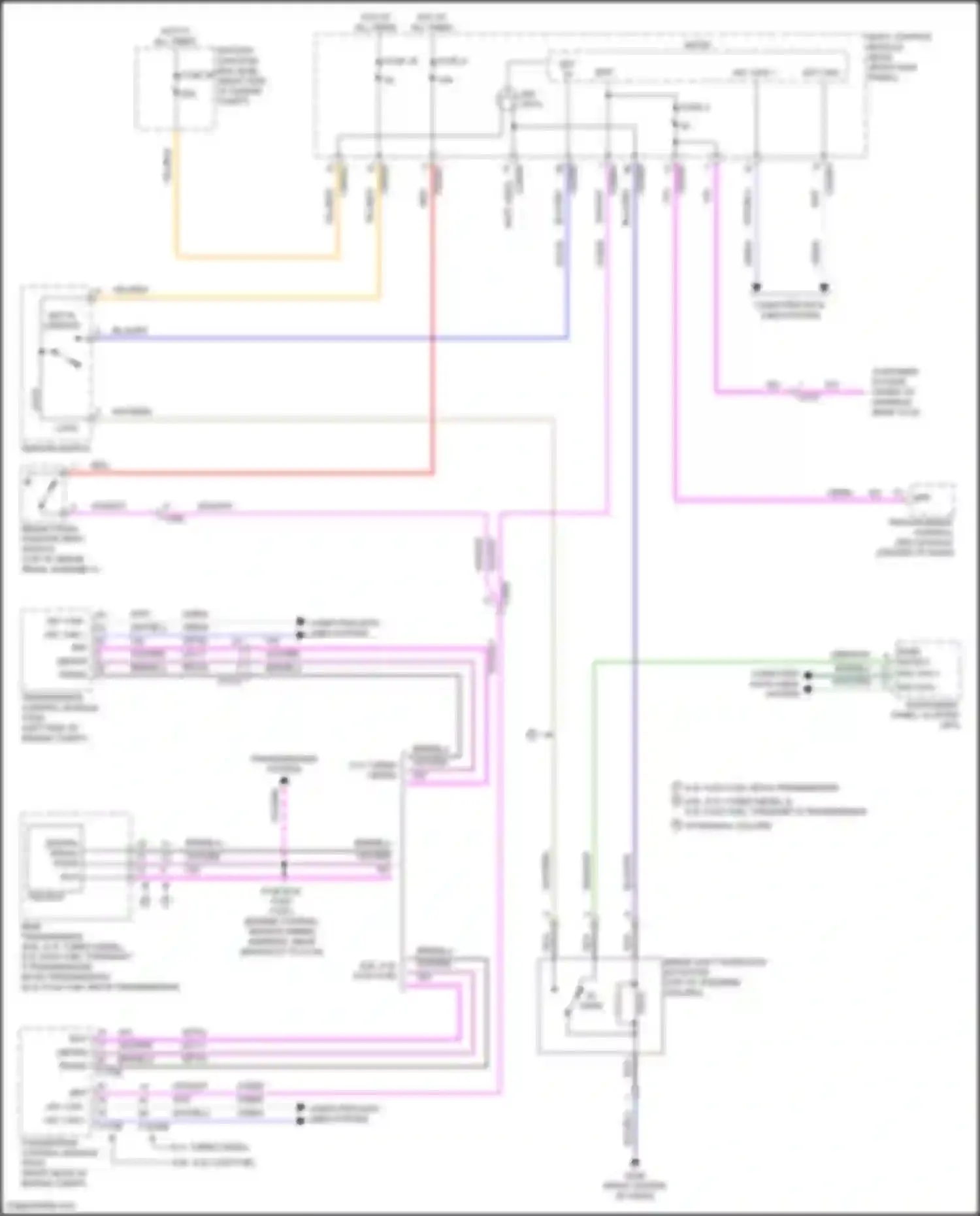 Wiring diagram trs/tr-p for Ford F-350 XIV (2017-2020) (2 of 2)