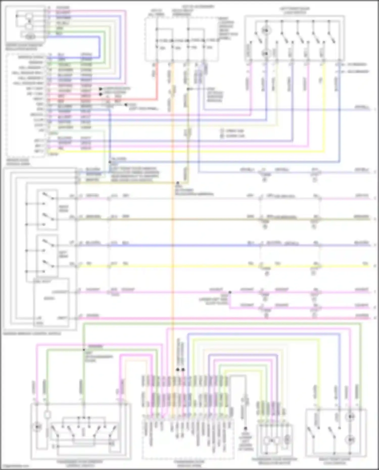 Wiring diagram w/ memory for Ford F-350 XIV (2017-2020) (6 of 8)