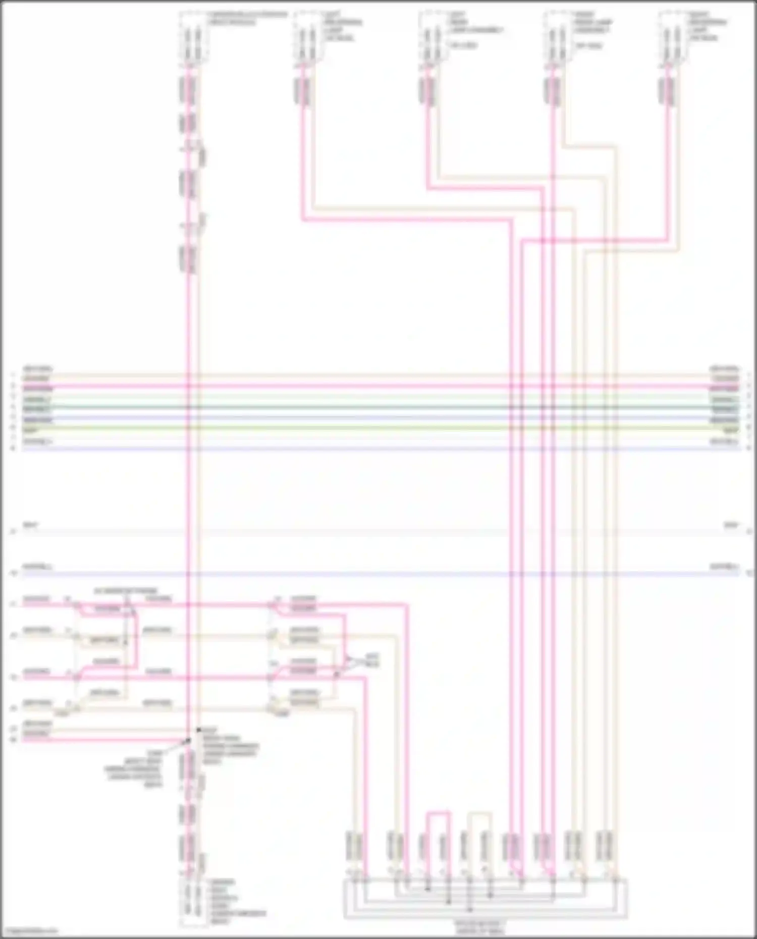 Wiring diagram w/ narrow frame for Ford F-350 XIV (2017-2020) (1 of 2)