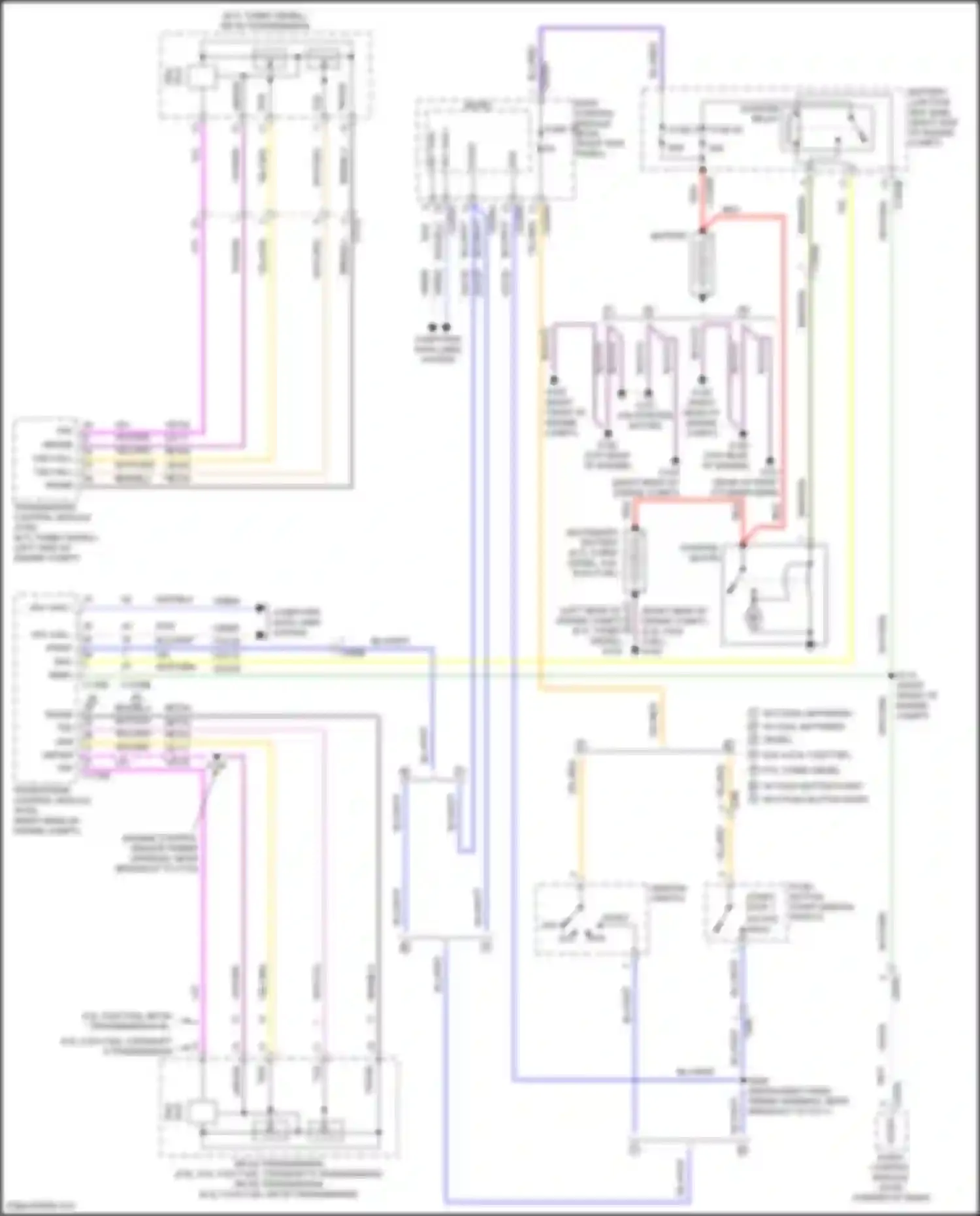 Wiring diagram wht/org for Ford F-350 XIV (2017-2020) (42 of 50)