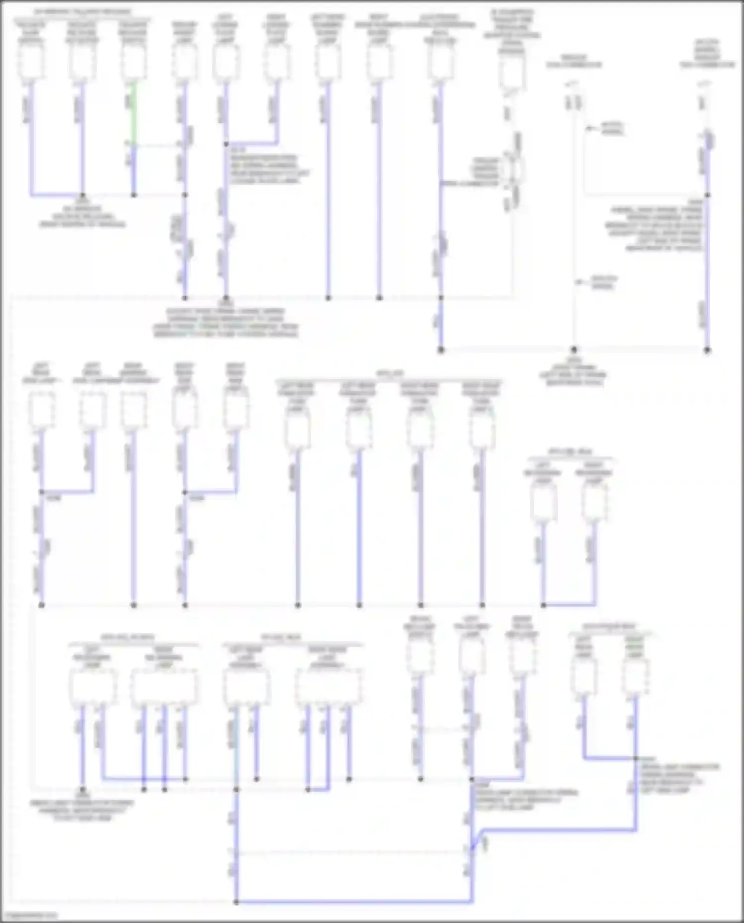 Wiring diagram w/o led w/ blis for Ford F-350 XIV (2017-2020) (1 of 1)