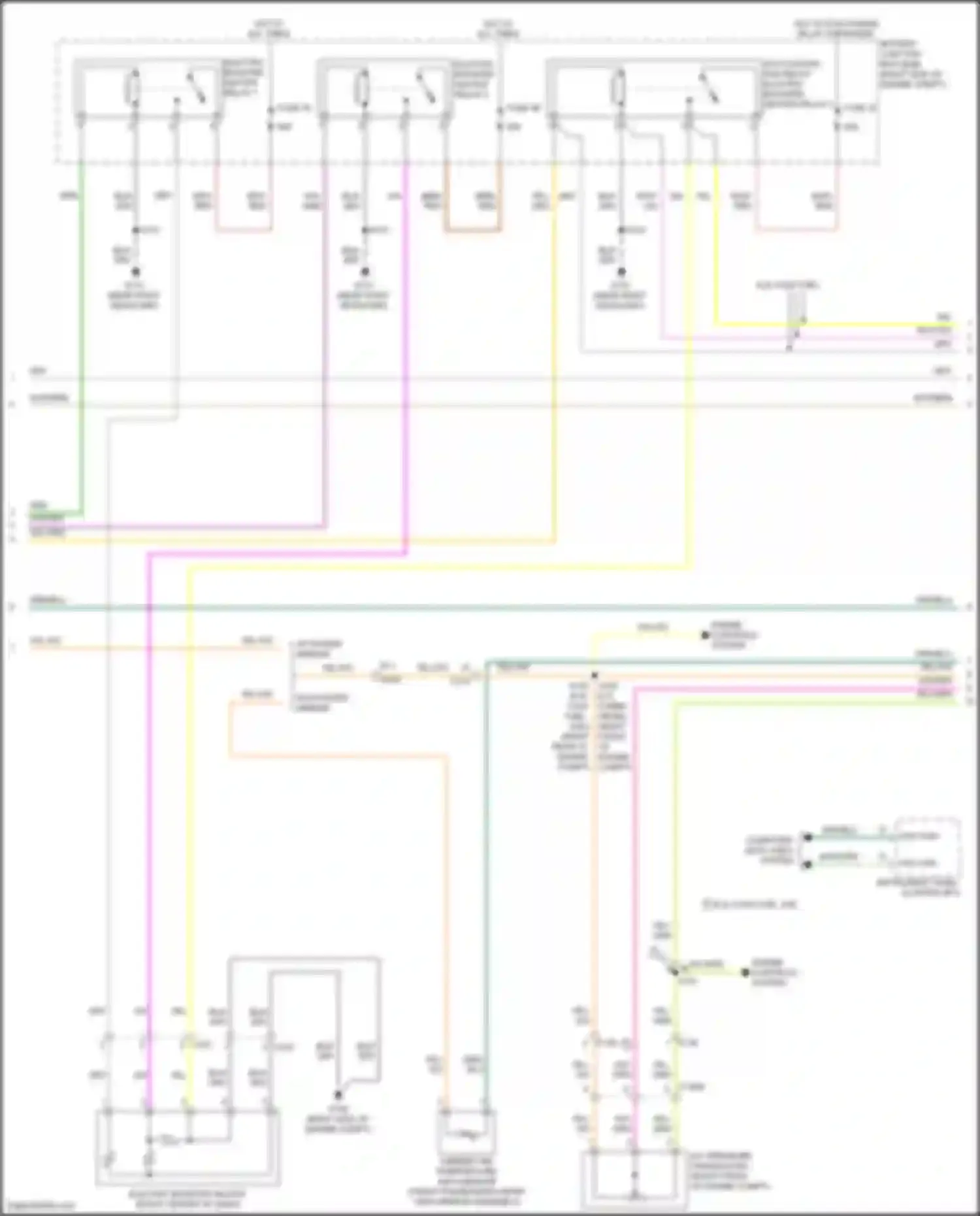 Wiring diagram w/o power mirror for Ford F-350 XIV (2017-2020) (3 of 6)