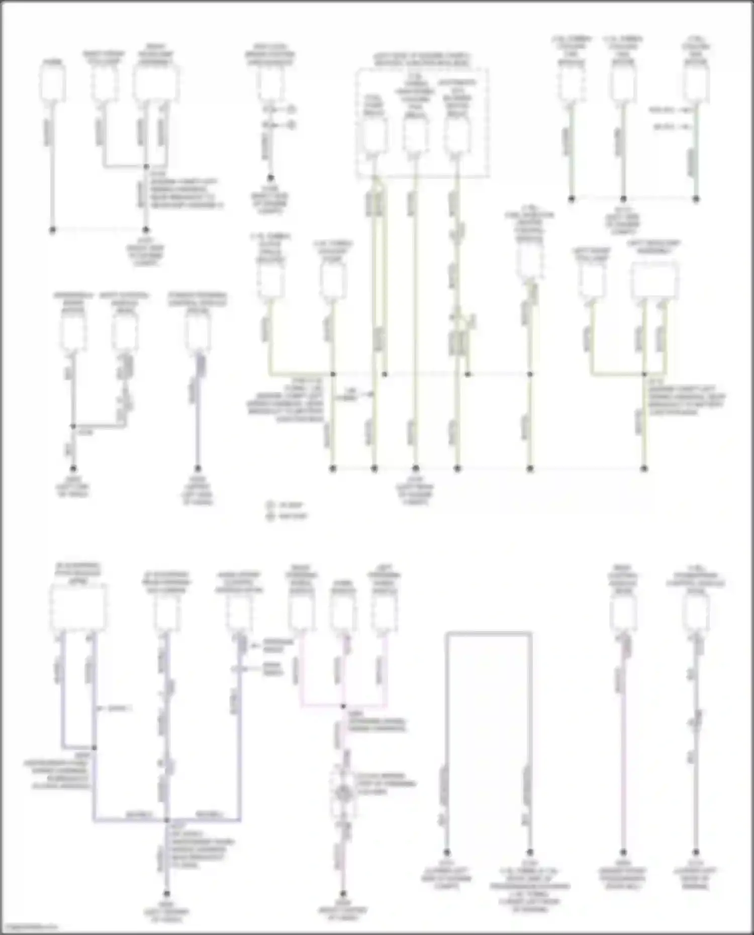 Wiring diagram active grille shutter for Ford Fiesta ST VII (2018-2021) (3 of 5)