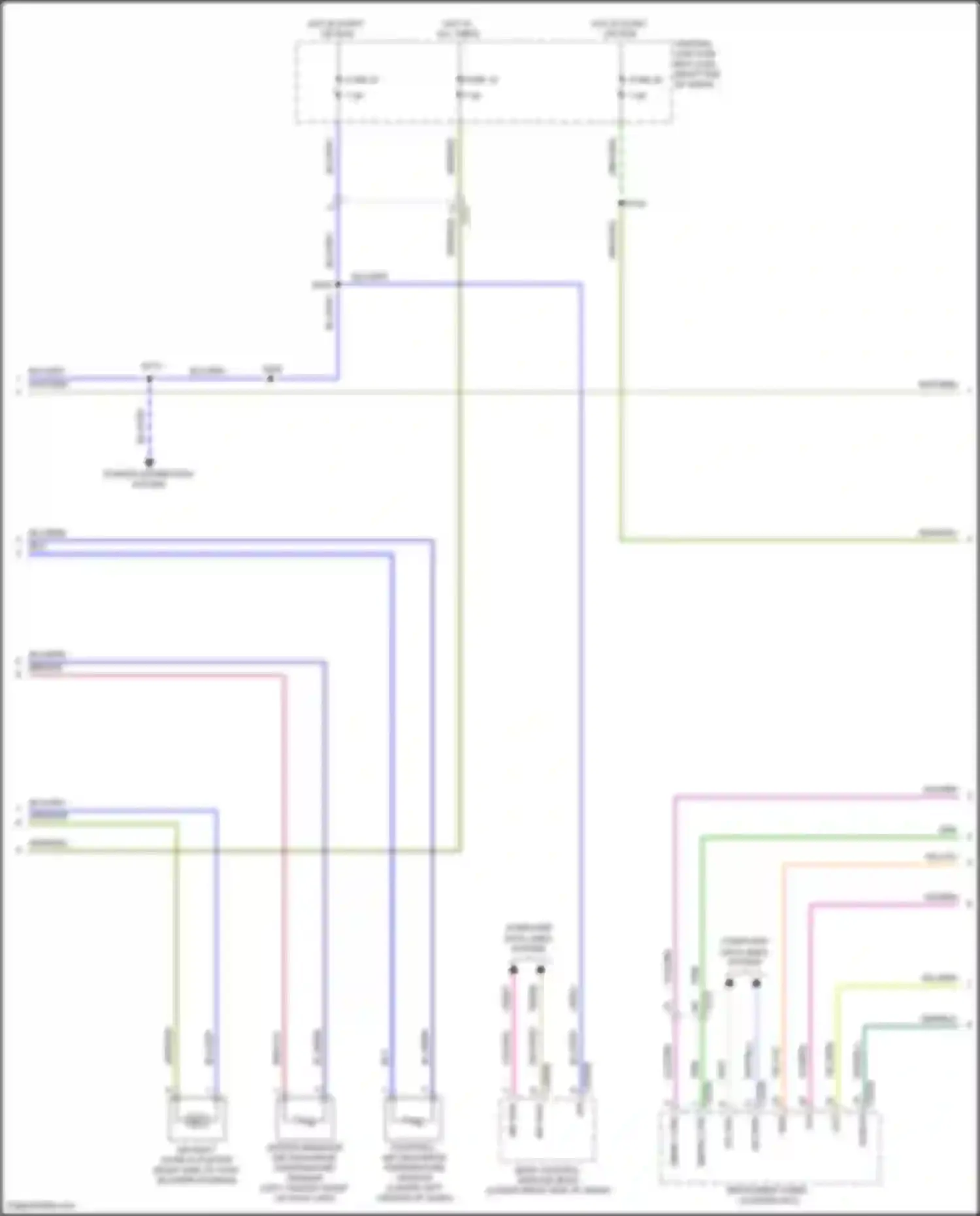 Wiring diagram air inlet door actuator for Ford Fiesta ST VII (2018-2021) (1 of 2)