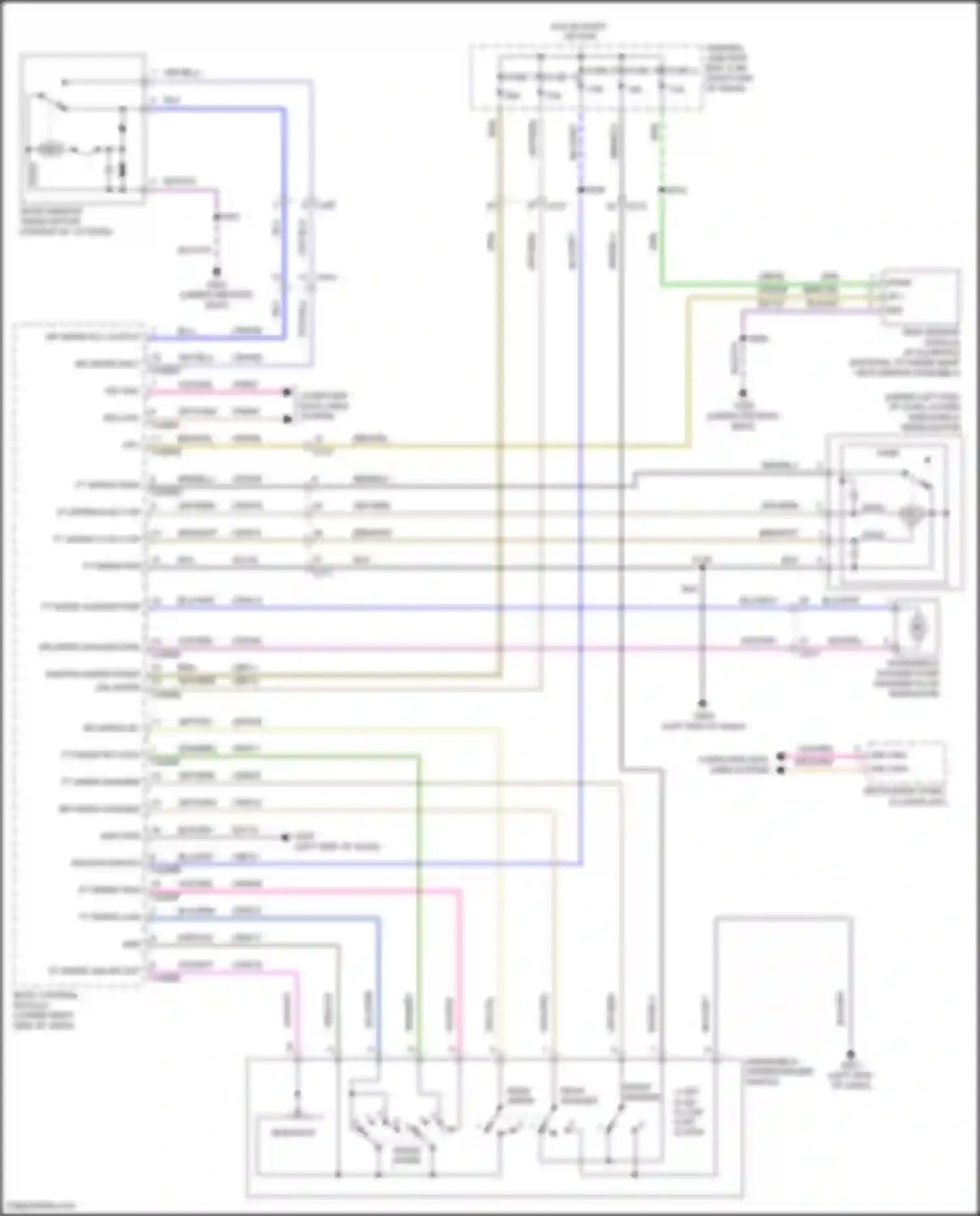 Wiring diagram front wiper for Ford Fiesta ST VII (2018-2021) (1 of 1)