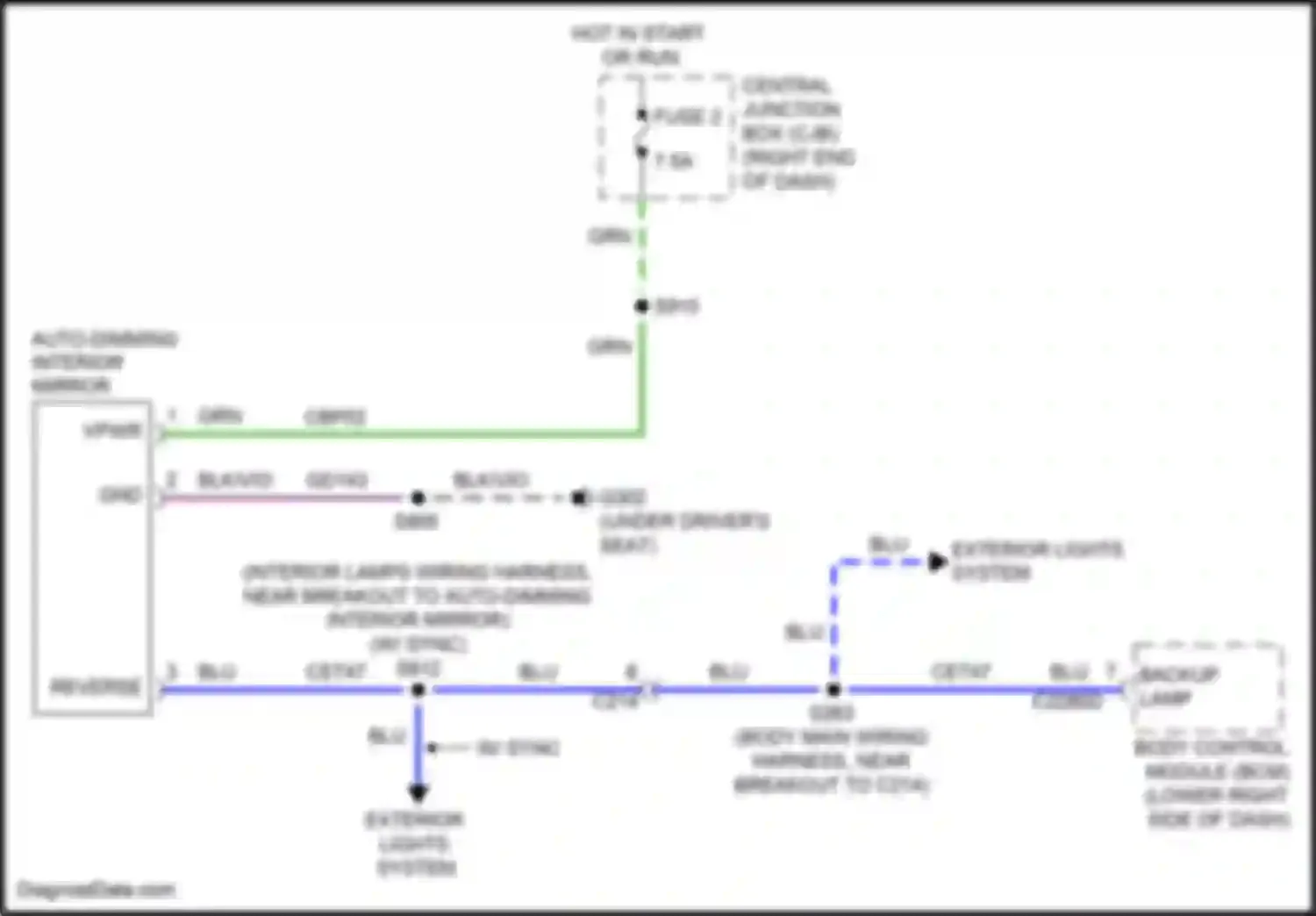 Wiring diagram hot in start or run for Ford Fiesta ST VII (2018-2021) (4 of 17)