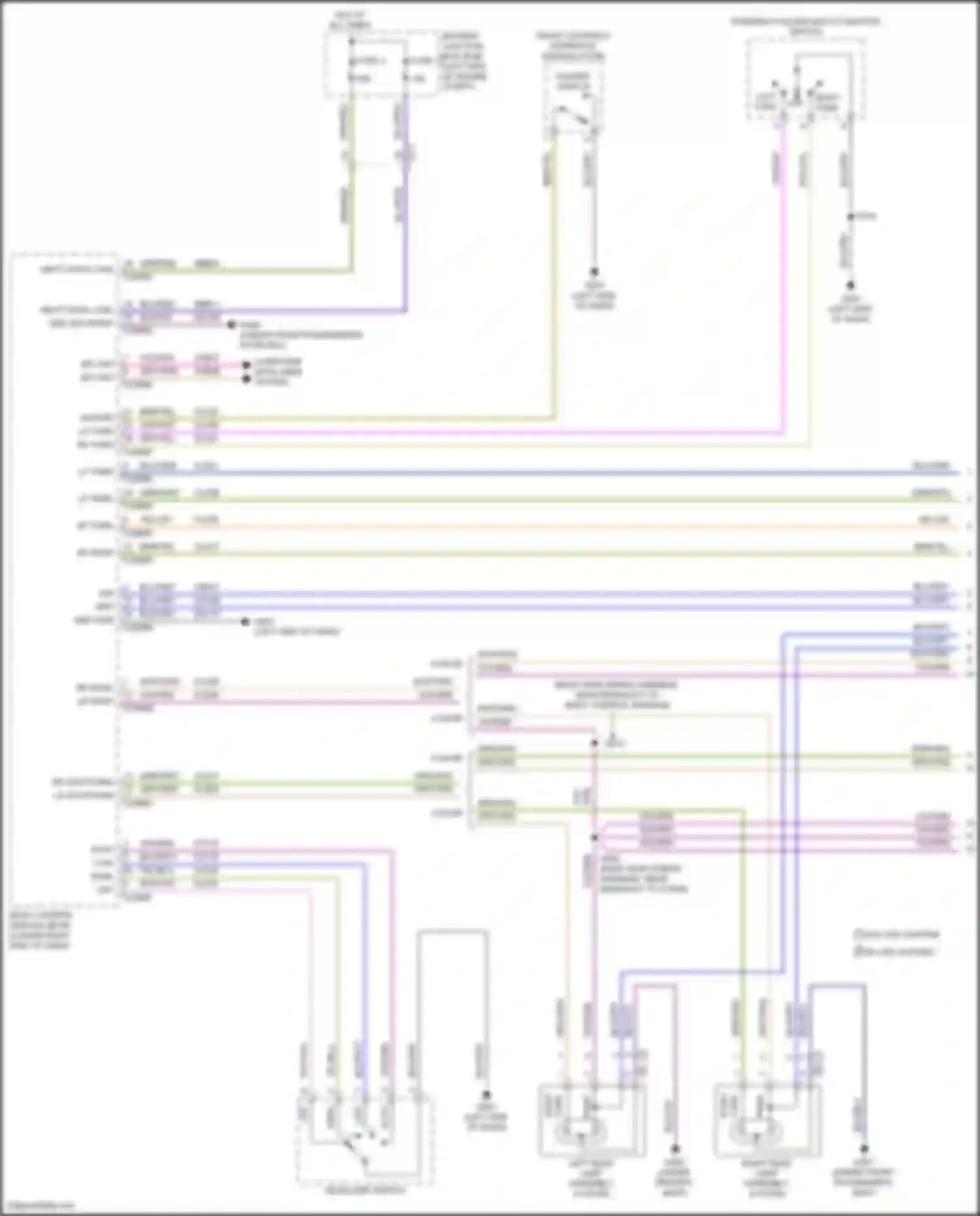 Wiring diagram left turn off for Ford Fiesta ST VII (2018-2021) (1 of 1)