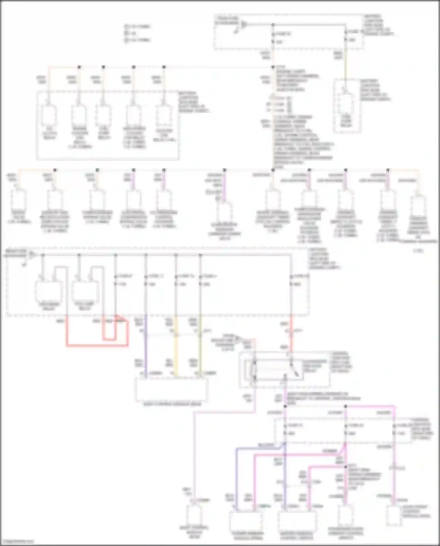 Wiring diagram master window control switch for Ford Fiesta ST VII (2018-2021) (3 of 5)