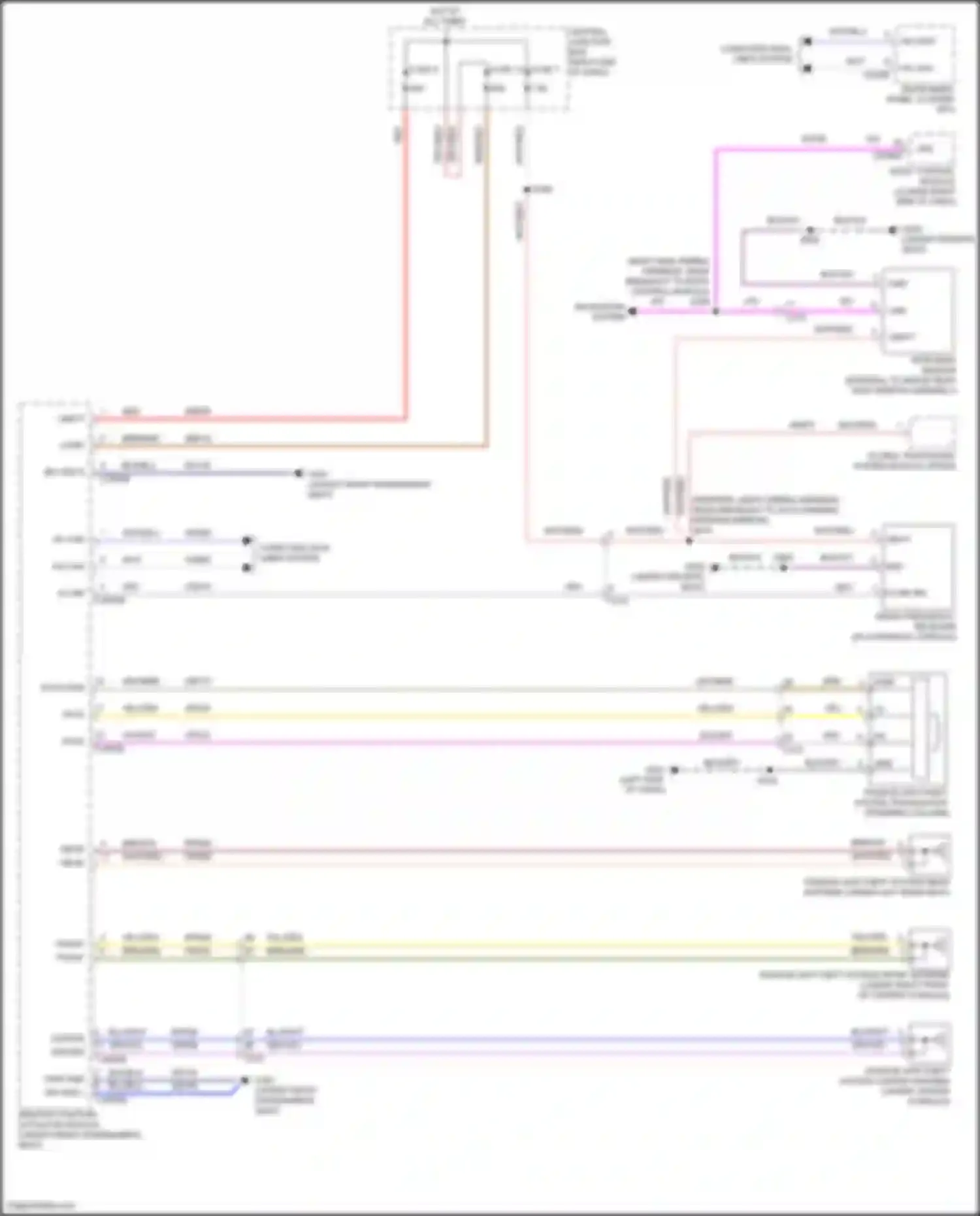 Wiring diagram passive anti-theft system transceiver for Ford Fiesta ST VII (2018-2021) (2 of 4)