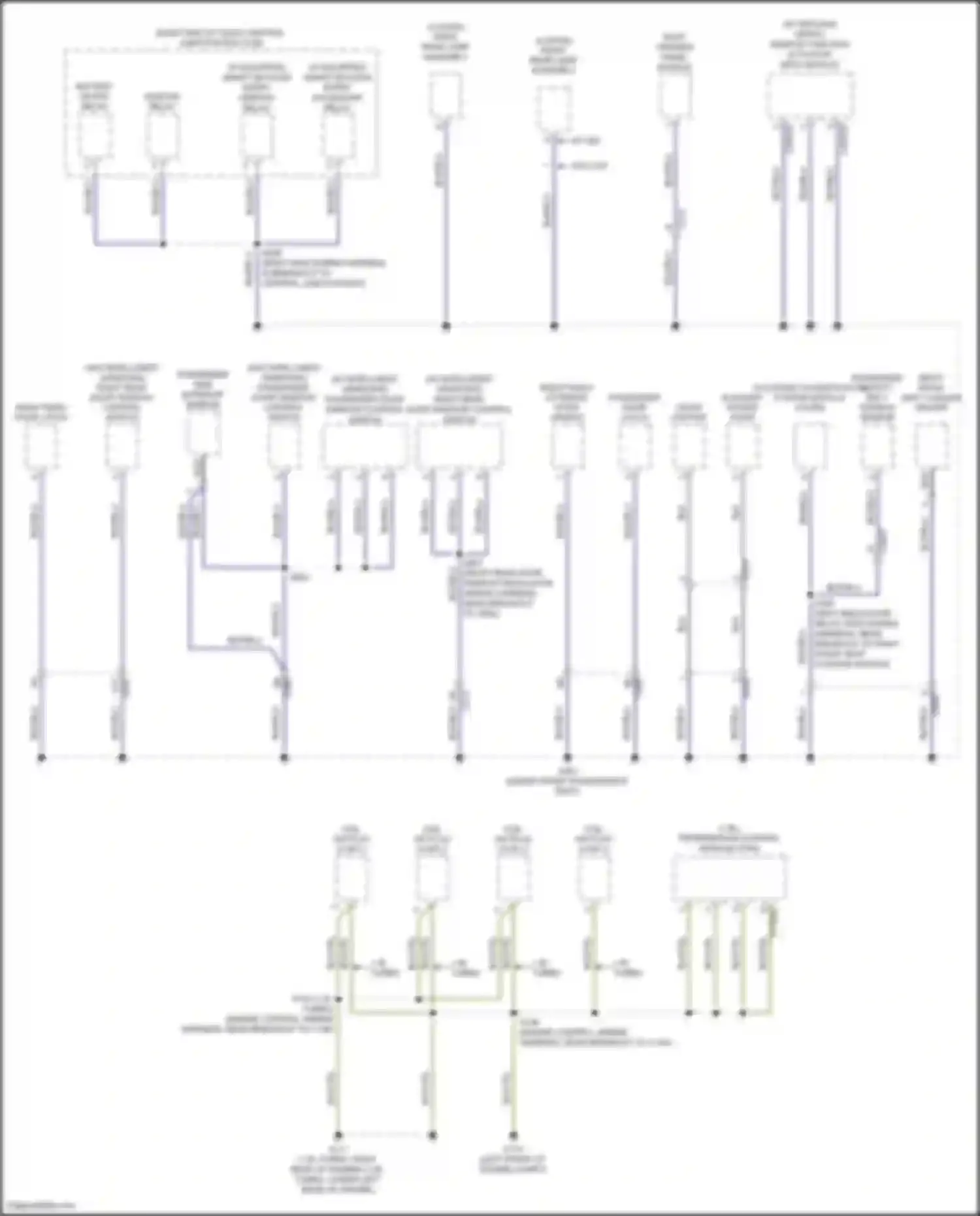 Wiring diagram w/ led for Ford Fiesta ST VII (2018-2021) (1 of 2)