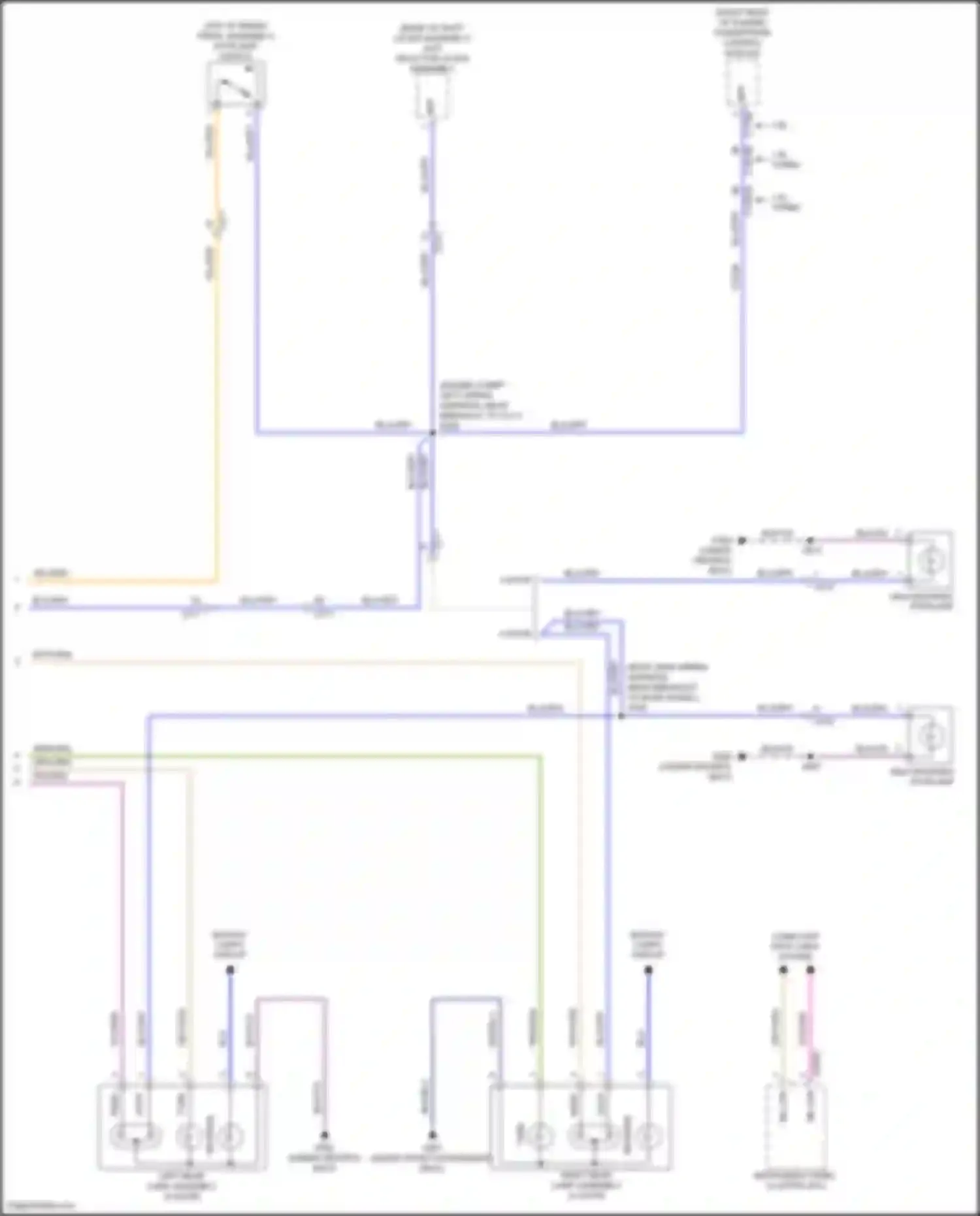 Fiesta Ford Mk6 facelift (2012-2019): Exterior lamps circuit (3 of 3)