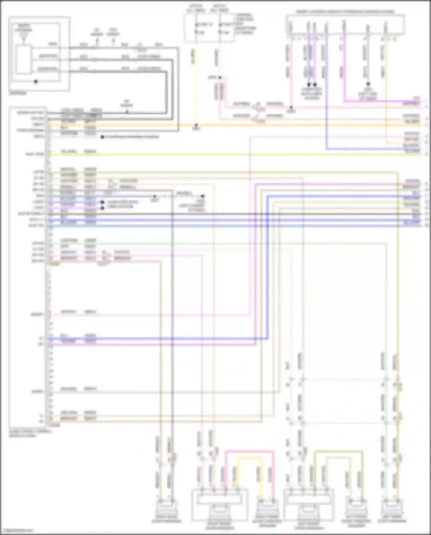 Fiesta Ford Mk6 facelift (2012-2019): Navigation circuit, w/ sync gen 1 (1 of 2)