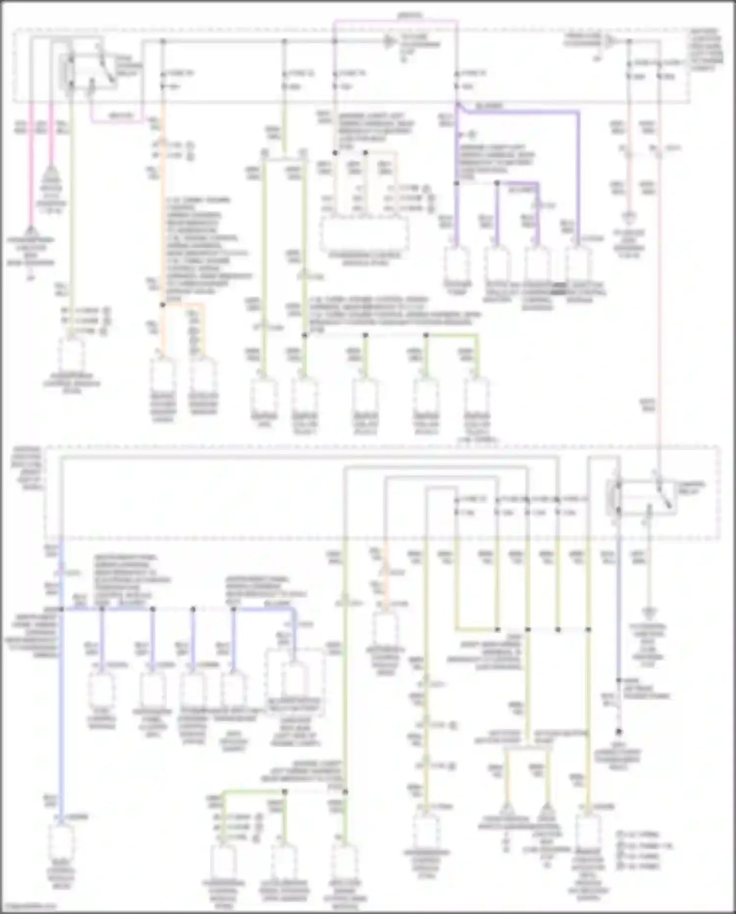 Fiesta Ford Mk6 facelift (2012-2019): Power distribution circuit (2 of 6)