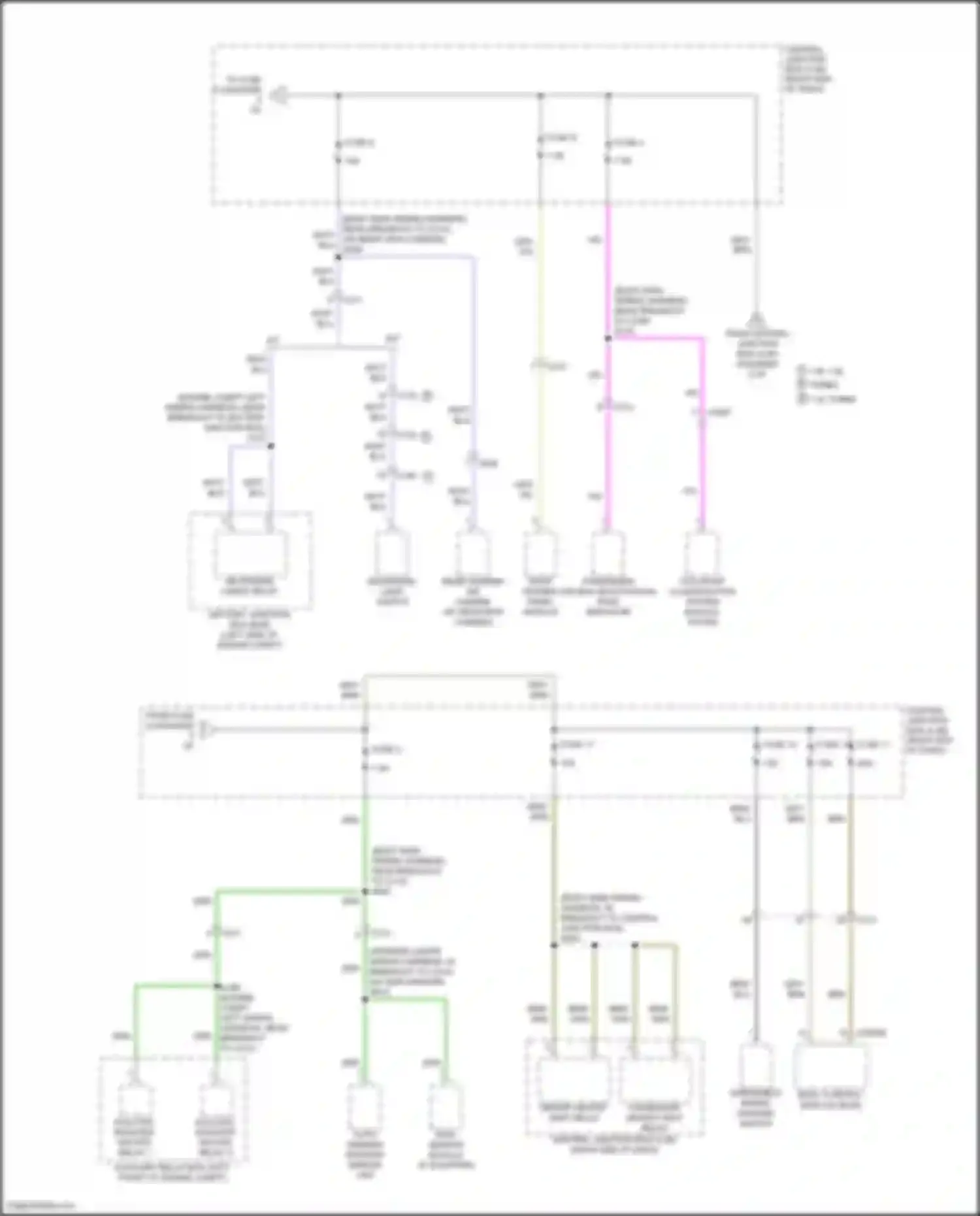 Fiesta Ford Mk6 facelift (2012-2019): Power distribution circuit (5 of 6)