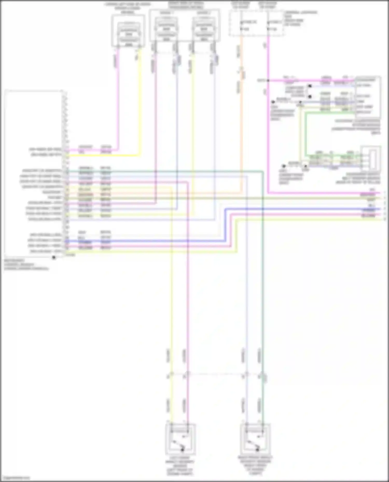 Fiesta Ford Mk6 facelift (2012-2019): Supplemental restraints circuit (1 of 3)