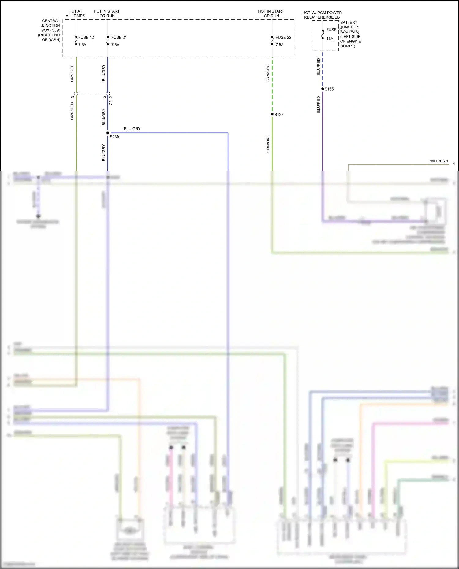 Wiring diagram a/c request for Ford Fiesta Mk6 facelift (2012-2019) (3 of 3)