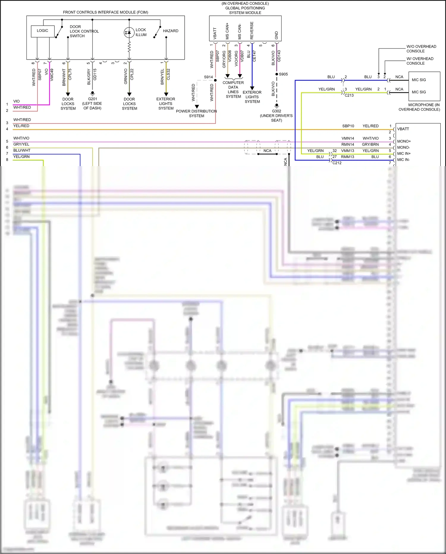 Wiring diagram audio input jack for Ford Fiesta Mk6 facelift (2012-2019) (2 of 5)