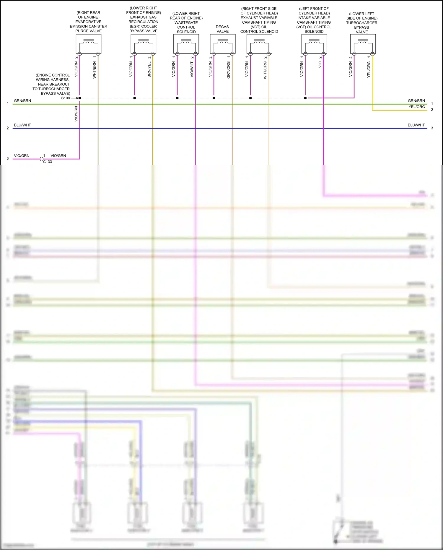 Wiring diagram blu for Ford Fiesta Mk6 facelift (2012-2019) (58 of 58)