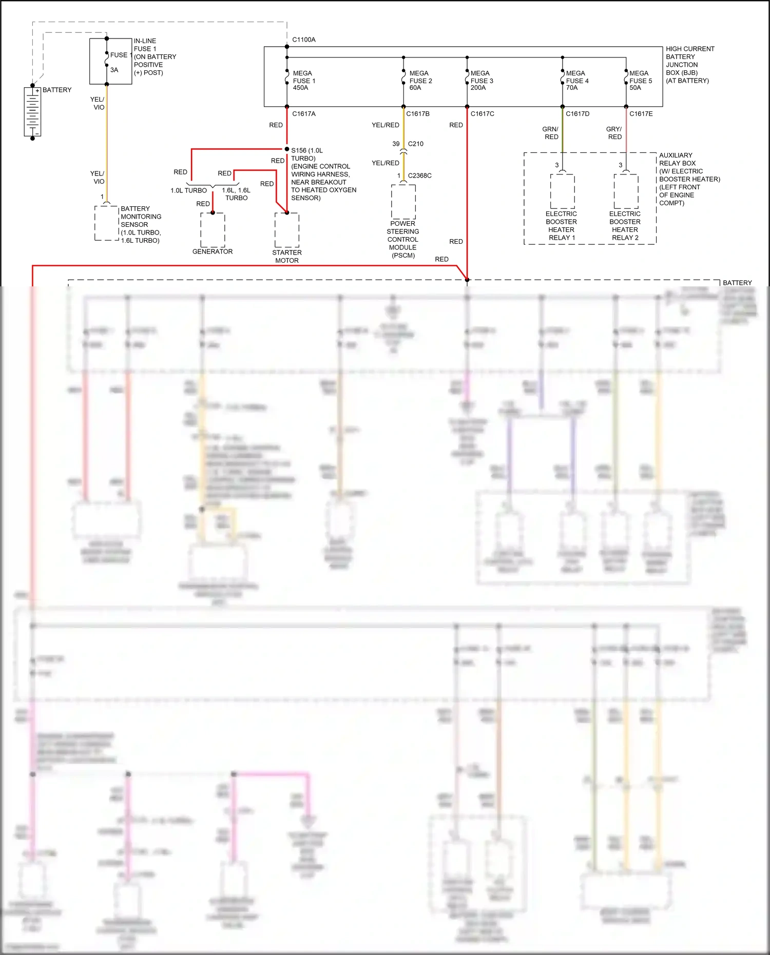 Wiring diagram blu for Ford Fiesta Mk6 facelift (2012-2019) (26 of 58)