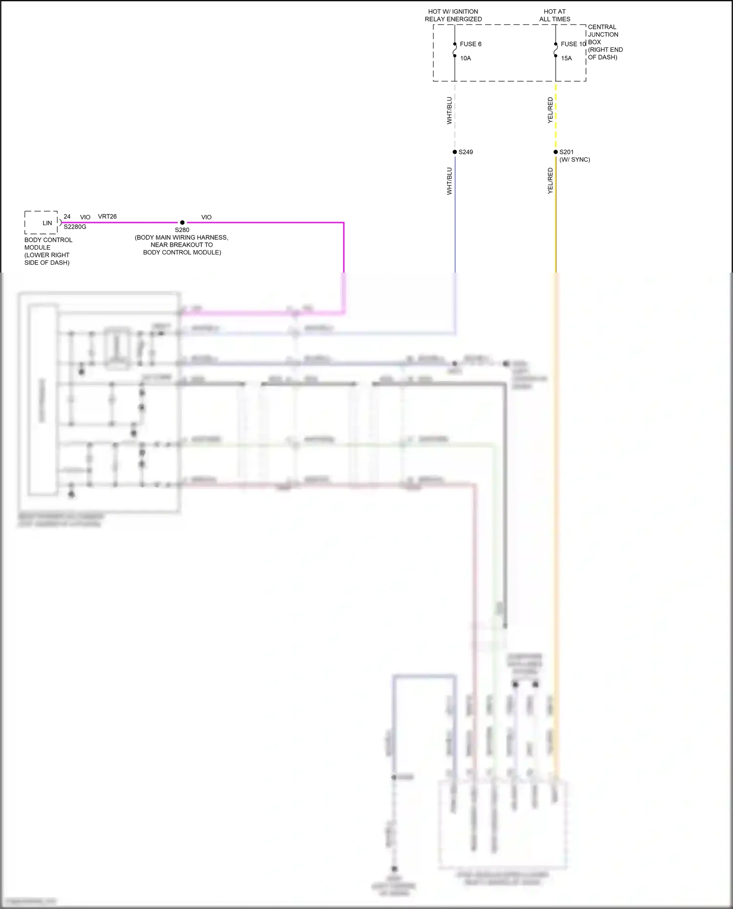 Wiring diagram computer data lines system for Ford Fiesta Mk6 facelift (2012-2019) (27 of 59)