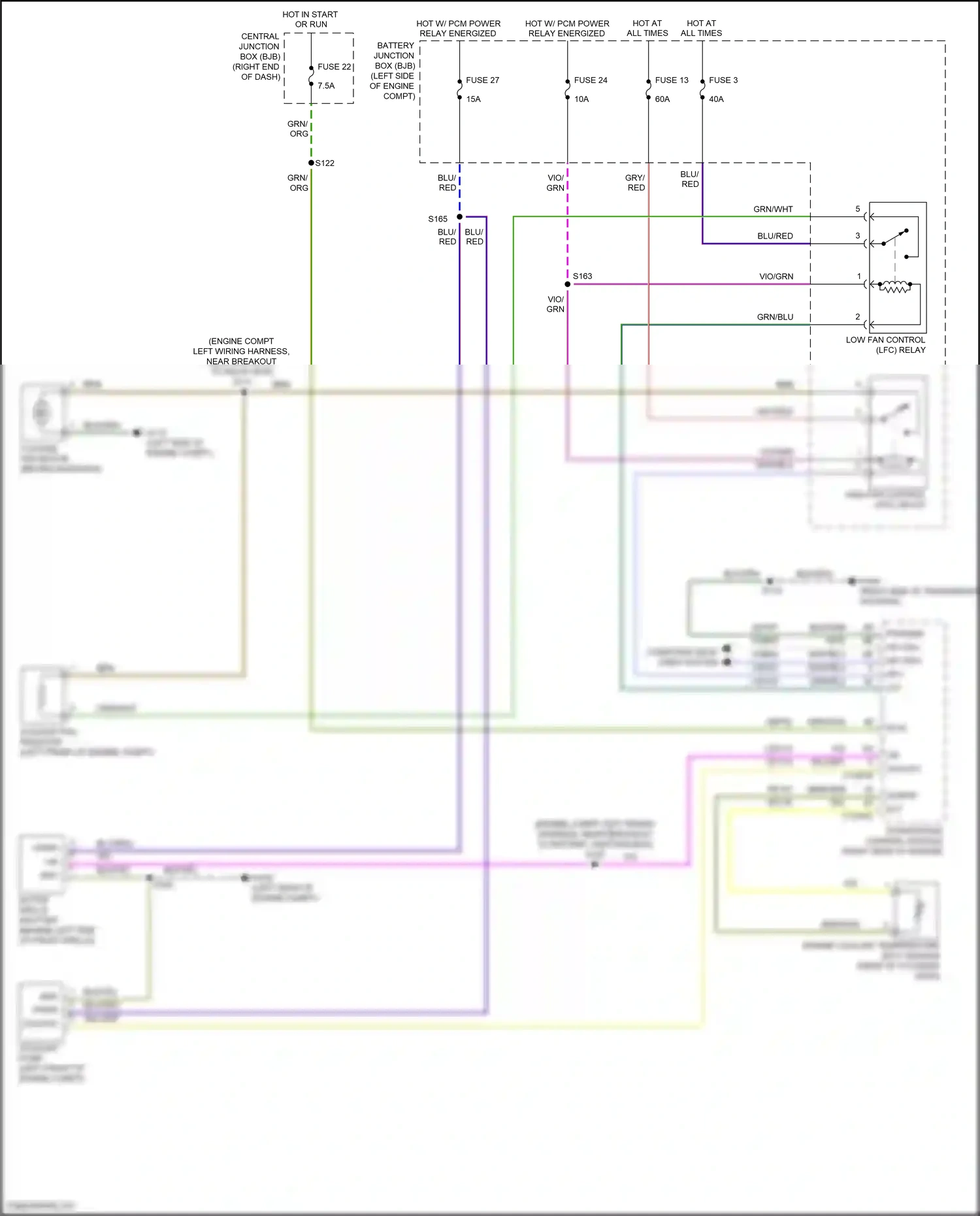 Ford Fiesta Mk6 facelift (2012-2019) engine coolant temperature (ect) sensor wiring diagram  (1 of 7)