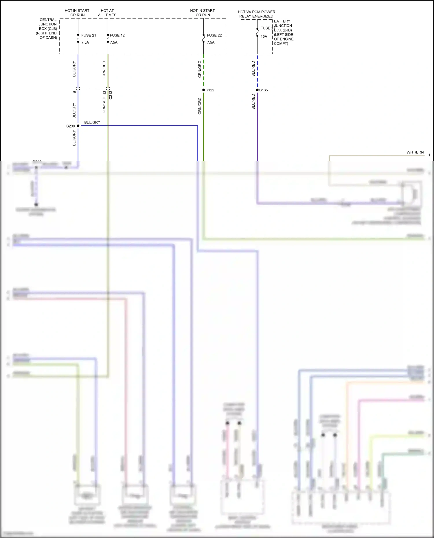 Wiring diagram hs can+ for Ford Fiesta Mk6 facelift (2012-2019) (1 of 41)