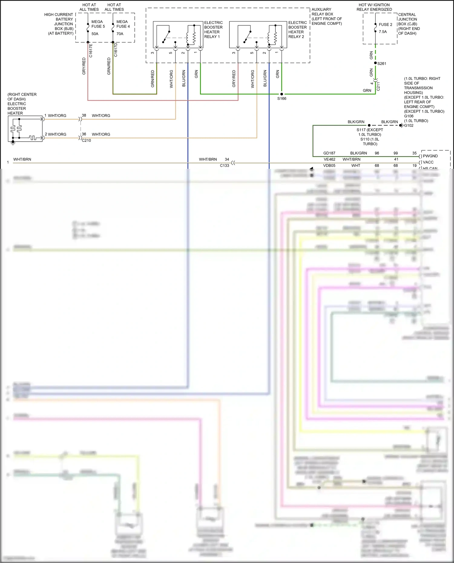 Wiring diagram powertrain control module for Ford Fiesta Mk6 facelift (2012-2019) (4 of 12)