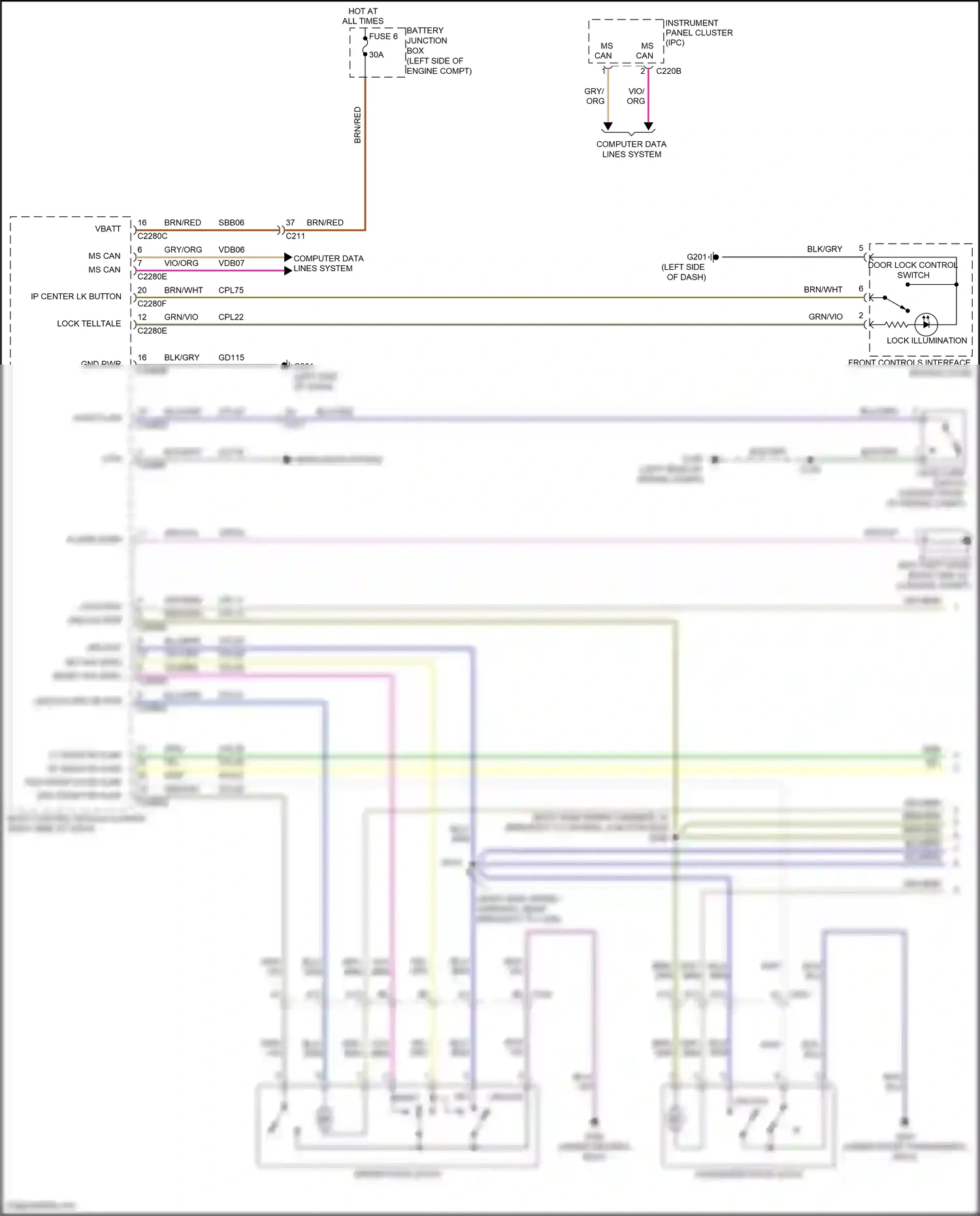 Wiring diagram reset+ for Ford Fiesta Mk6 facelift (2012-2019) (2 of 5)