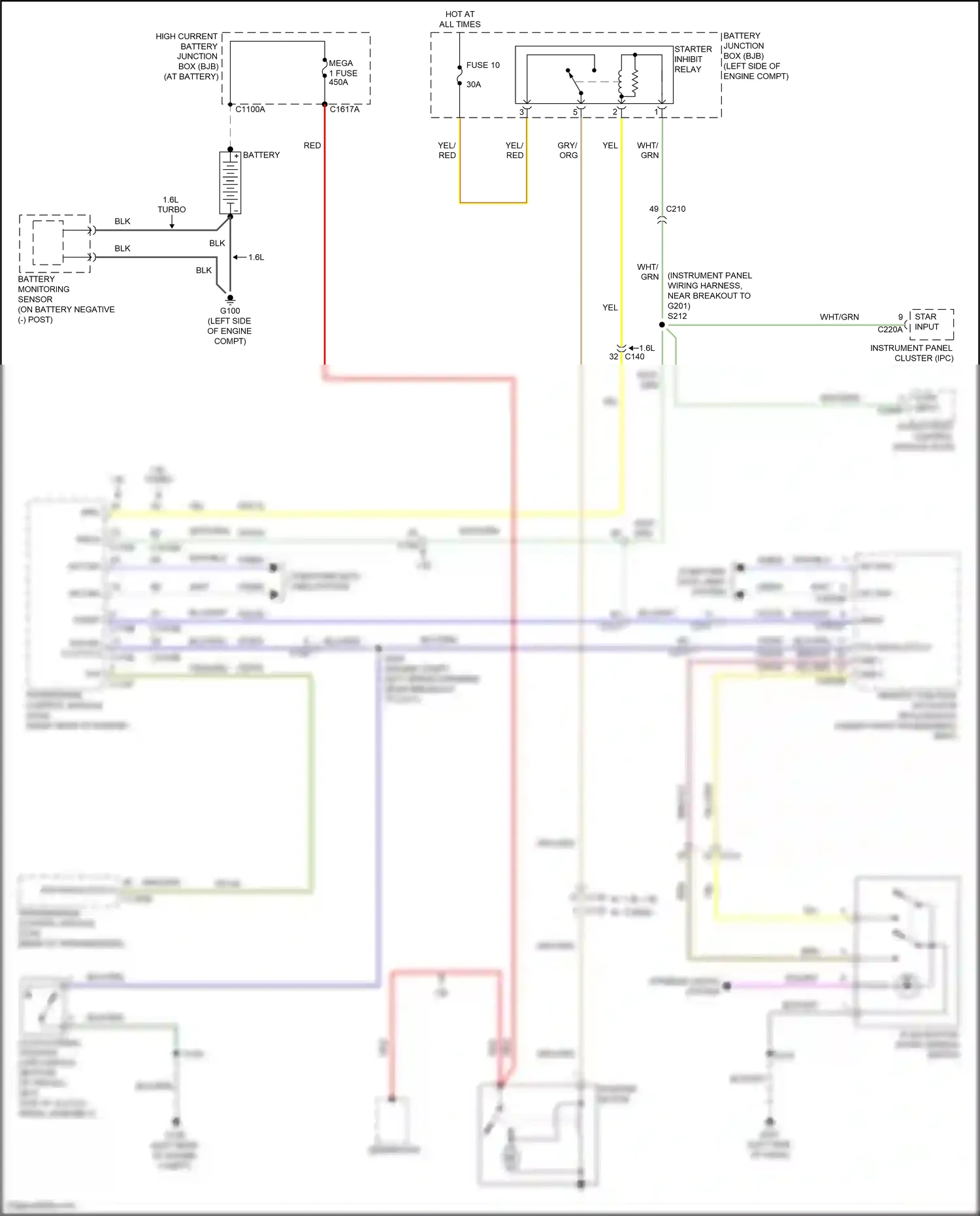 Wiring diagram ssb 2 for Ford Fiesta Mk6 facelift (2012-2019) (4 of 4)