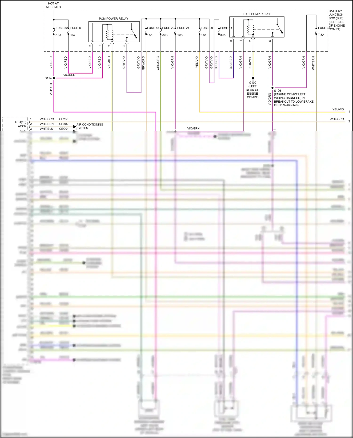 Wiring diagram starting/charging system for Ford Fiesta Mk6 facelift (2012-2019) (8 of 11)