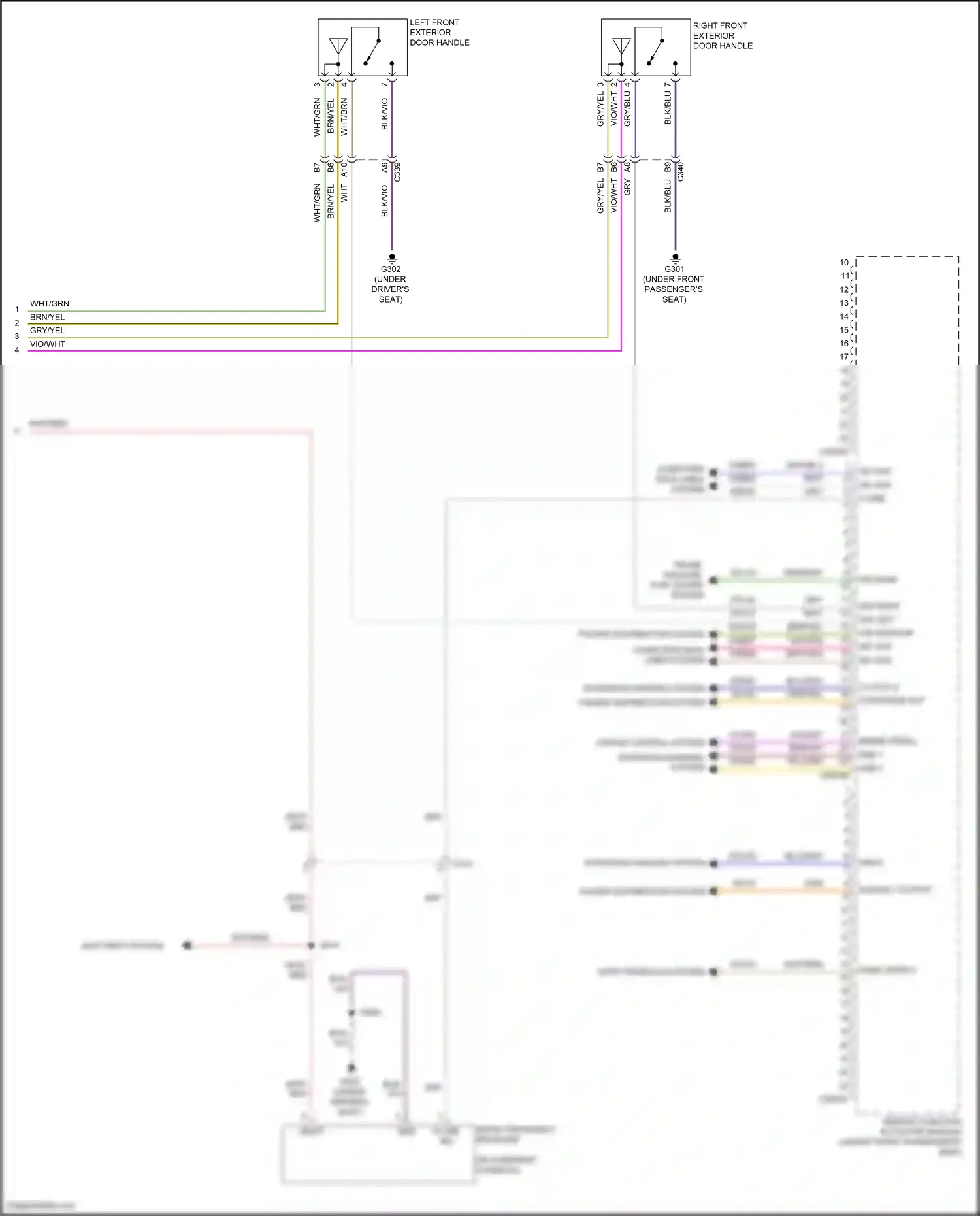 Wiring diagram starting/charging system for Ford Fiesta Mk6 facelift (2012-2019) (2 of 11)