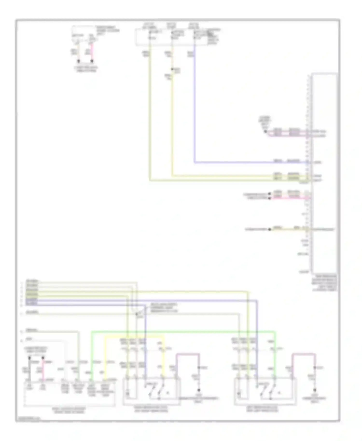 Fiesta Ford Mk6 (2008-2013): Forced entry circuit, without intelligent access (2 of 2)
