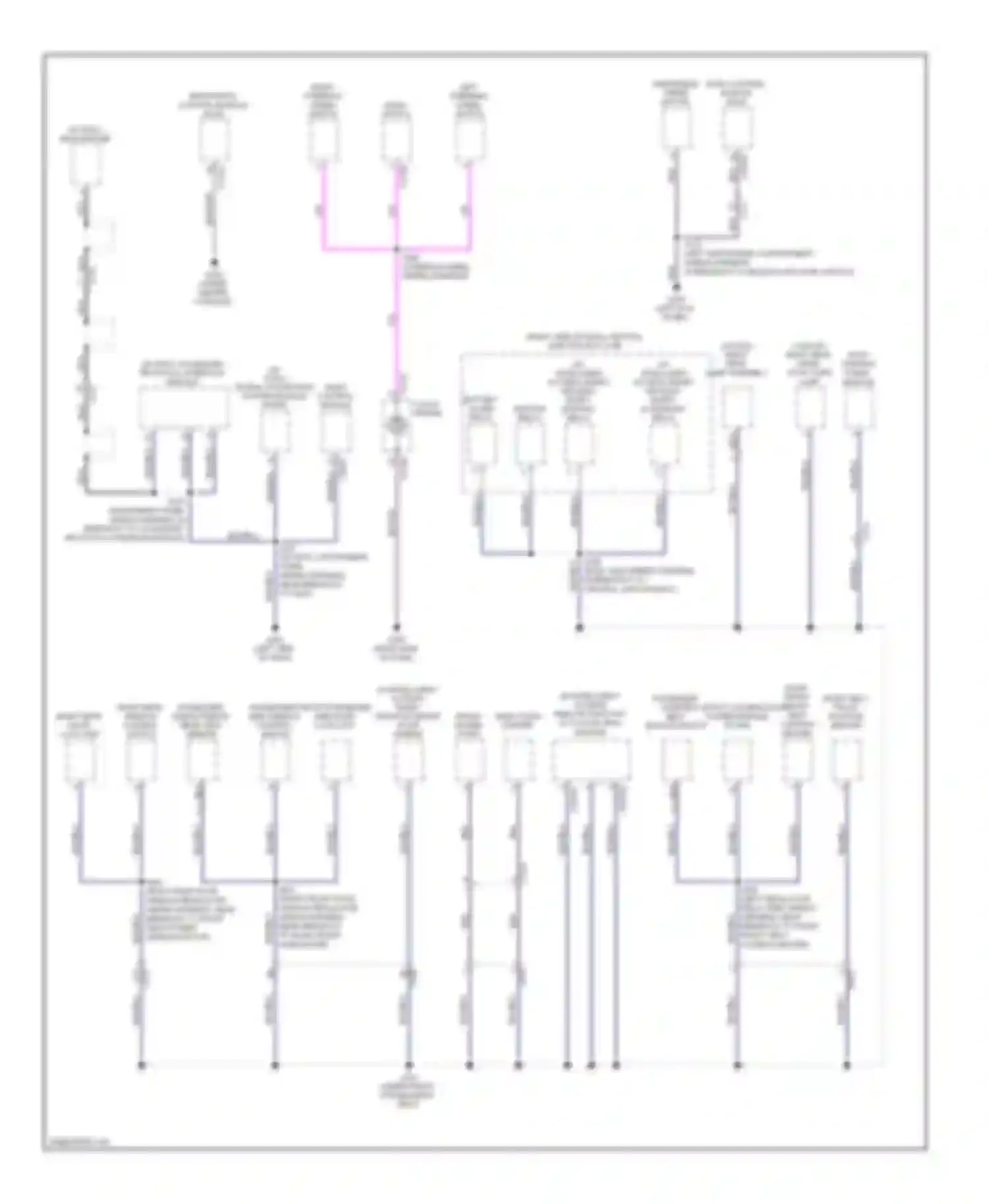 Fiesta Ford Mk6 (2008-2013): Ground distribution circuit (2 of 3)